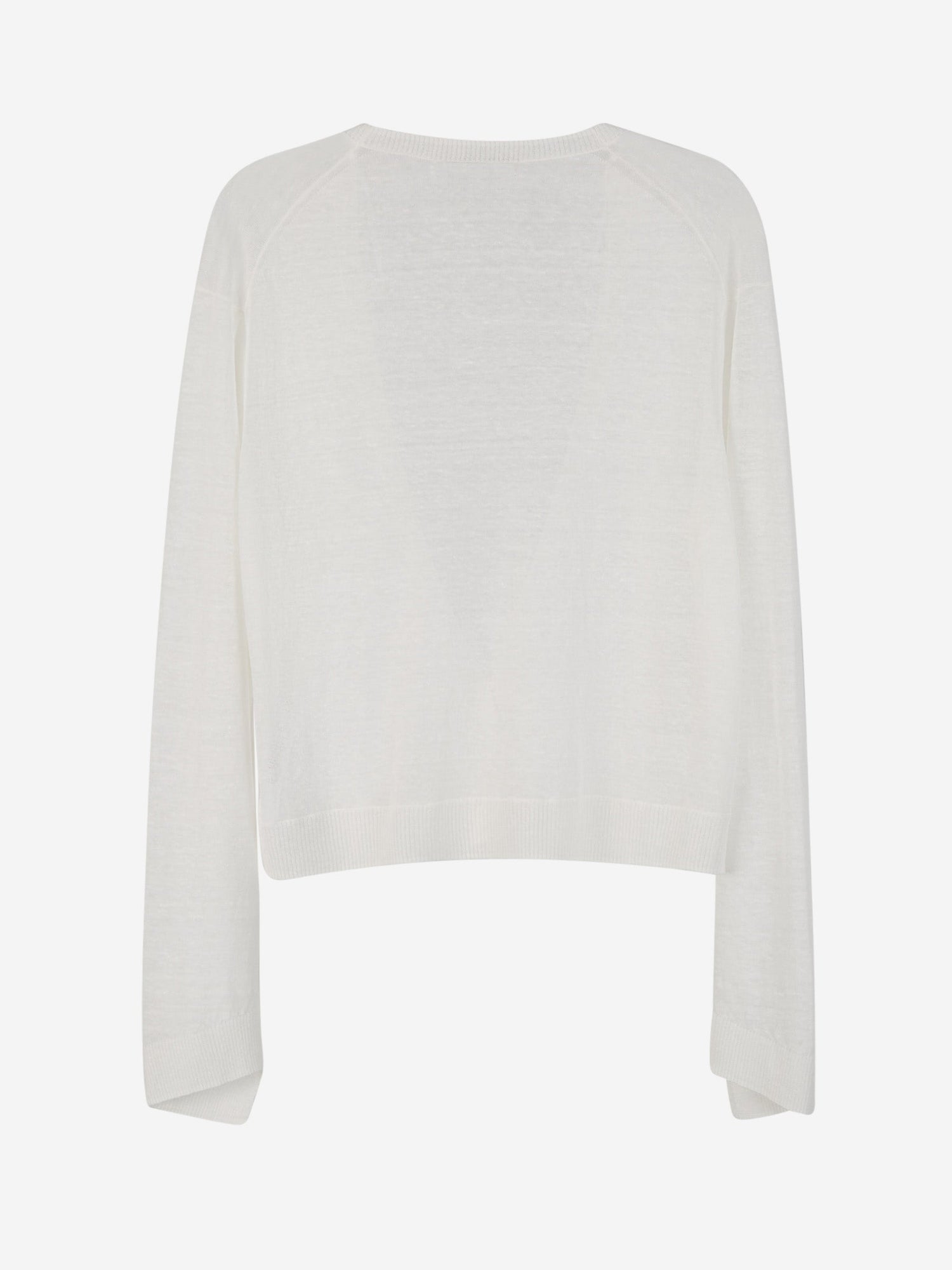 Outlet online Dorothee Schumacher Mujer Cárdigan Escote V Lino color Blanco sku 713-000288 01 - Foto 2