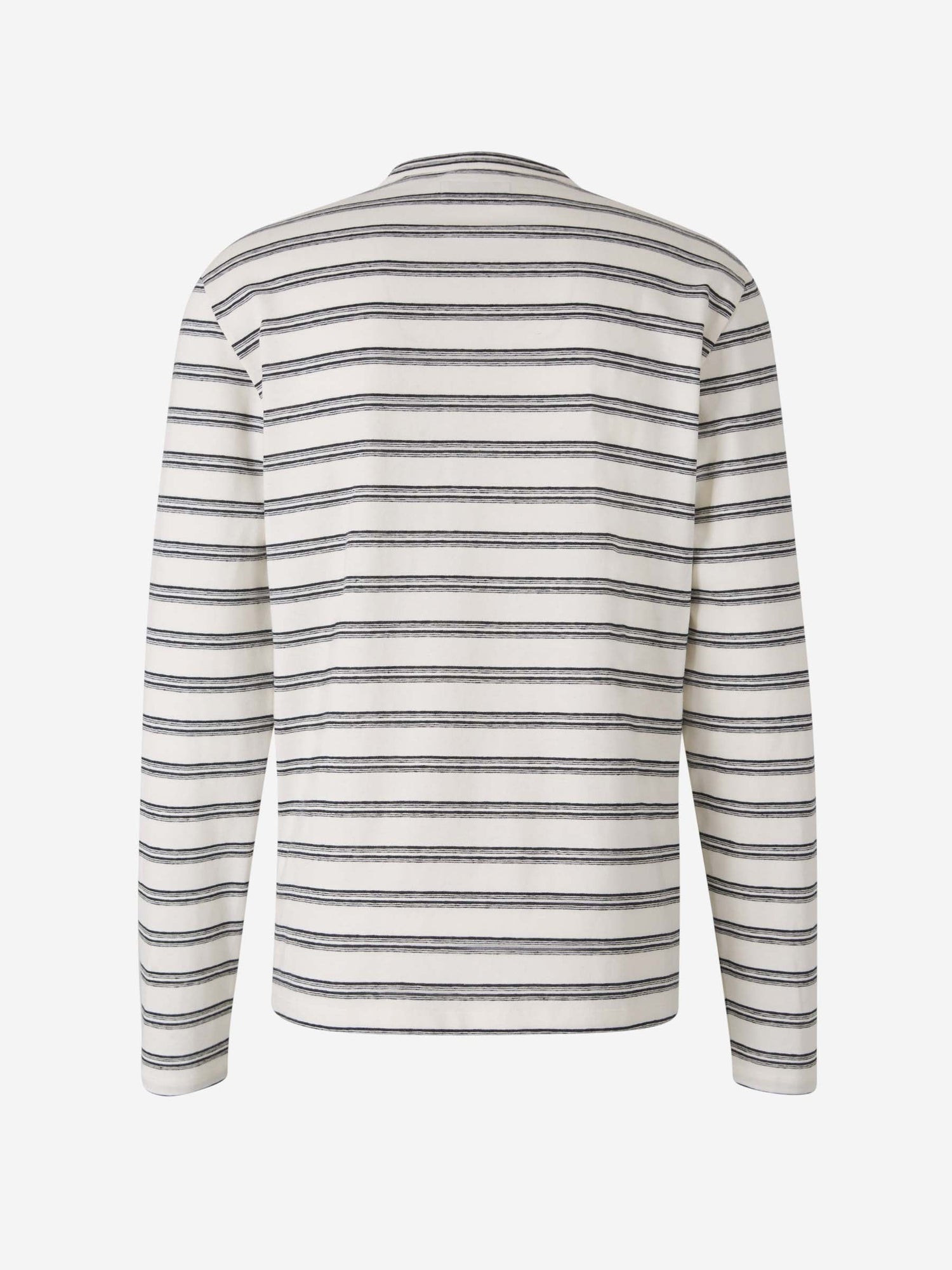 Outlet online Officine Générale Hombre Camiseta Motivo Rayas color Blanco sku 553-003934 01 - Foto 3