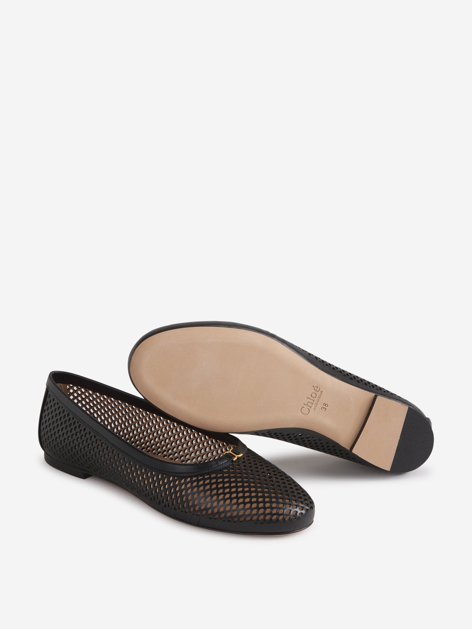Chloé Bailarinas Marcie color Negro sku 800-005272 00 - Foto 4