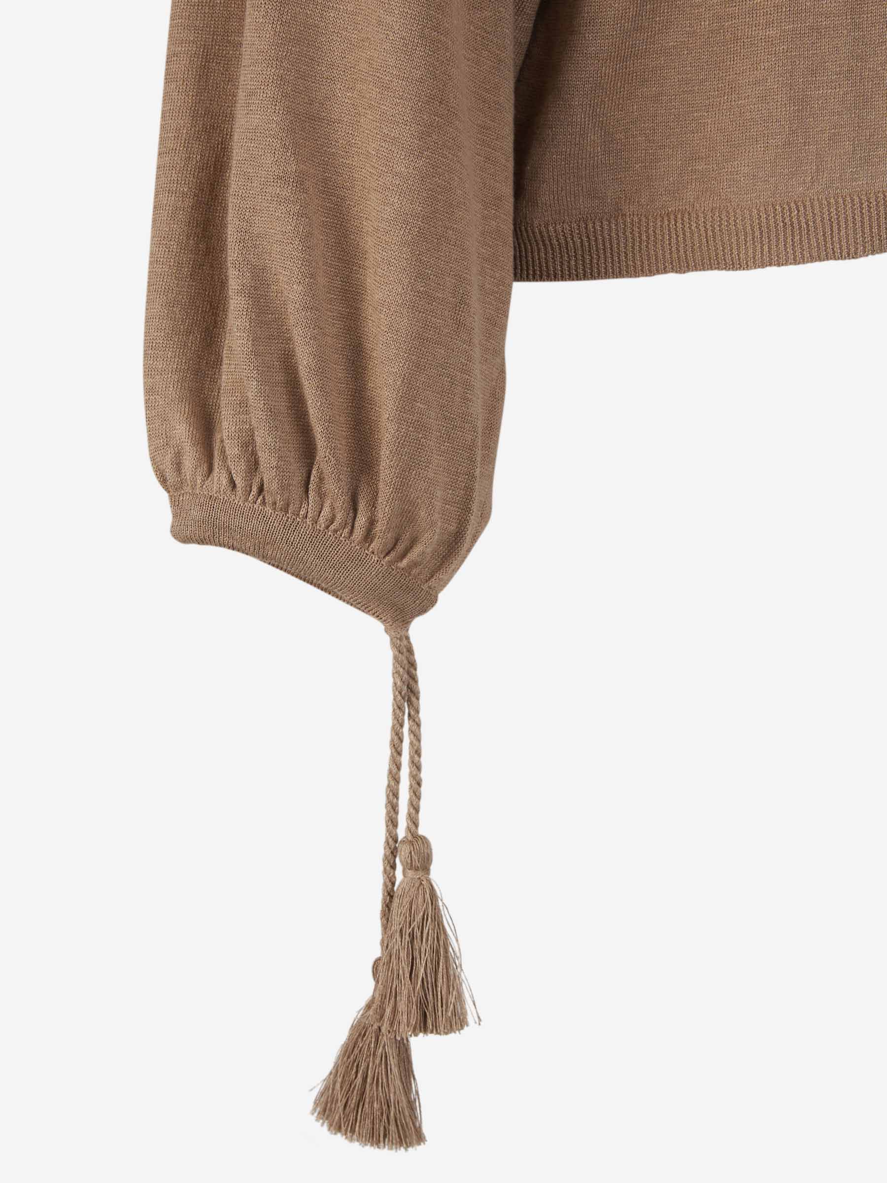 Outlet online Max Mara Mujer Blusa Oversize Lino color Marrón sku 701-002088 01 - Foto 5