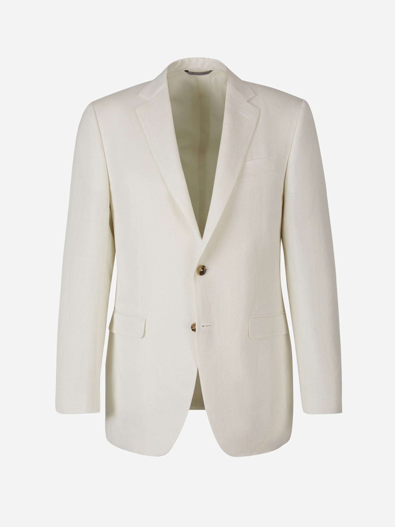 Outlet online Canali Hombre Americana Lino Y Seda color Blanco sku 301-000236 01 - Foto 1