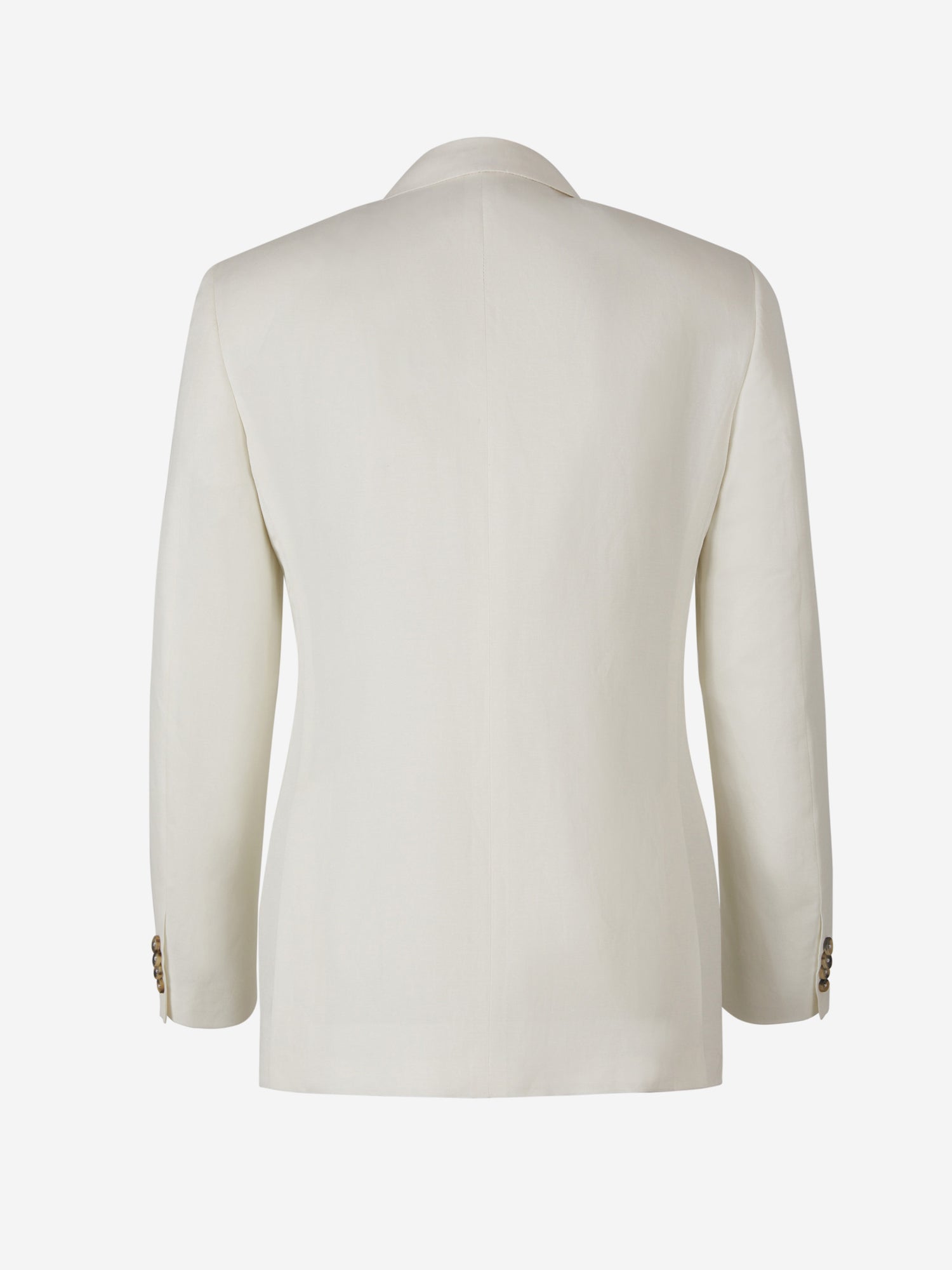 Outlet online Canali Hombre Americana Lino Y Seda color Blanco sku 301-000236 01 - Foto 2