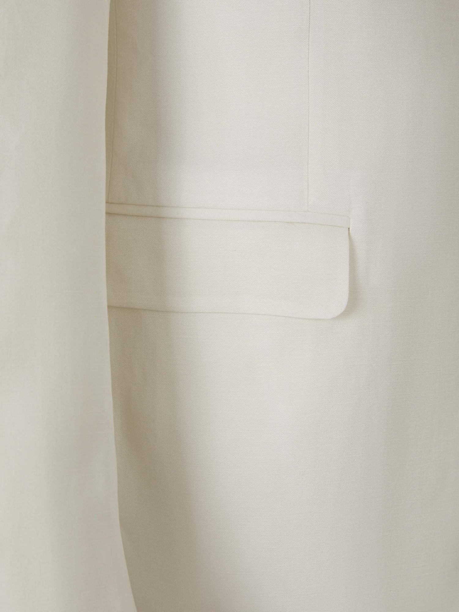 Outlet online Canali Hombre Americana Lino Y Seda color Blanco sku 301-000236 01 - Foto 4