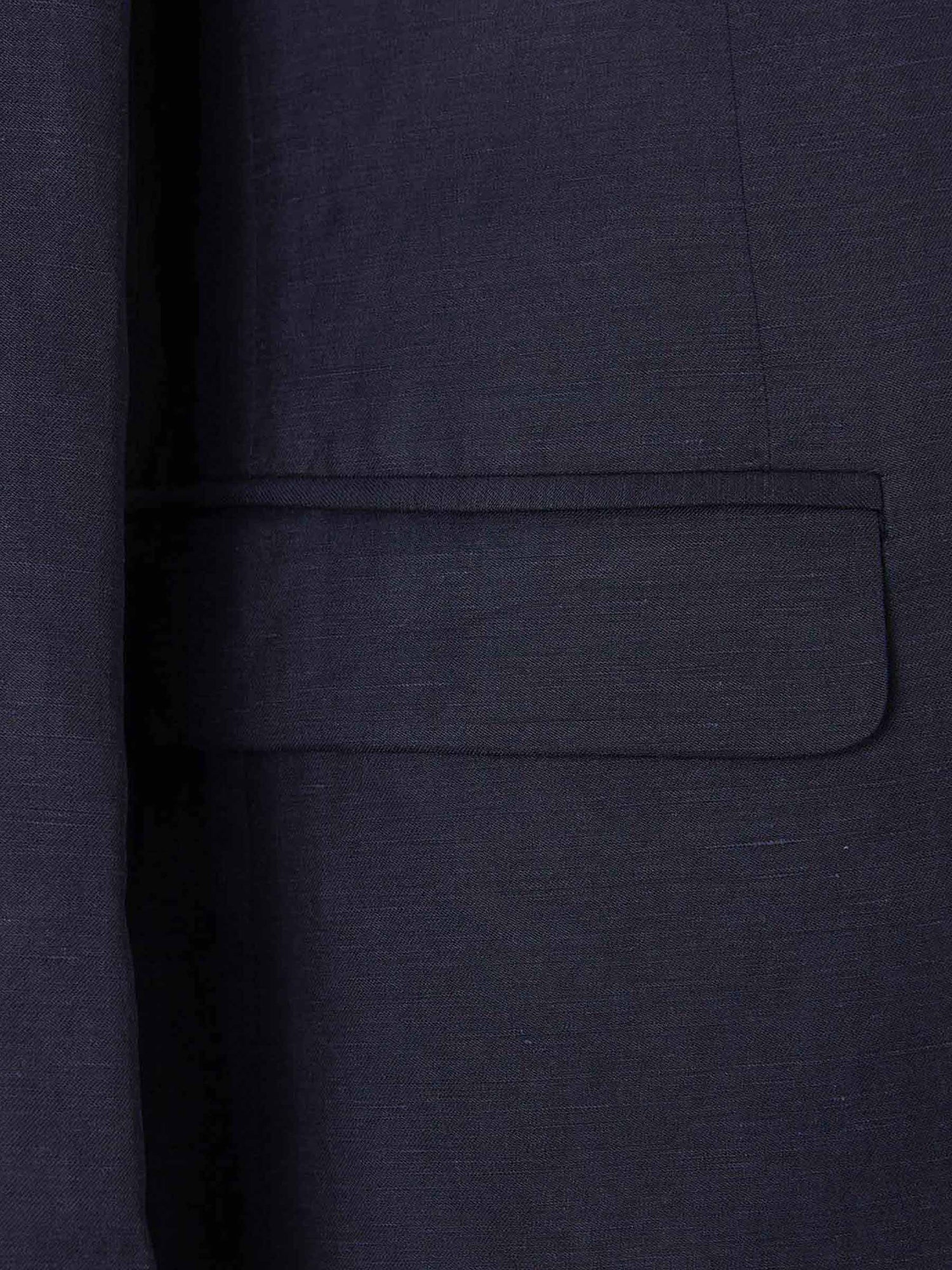 Outlet online Canali Hombre Americana Lino Y Seda color Azul Noche sku 301-000236 02 - Foto 4