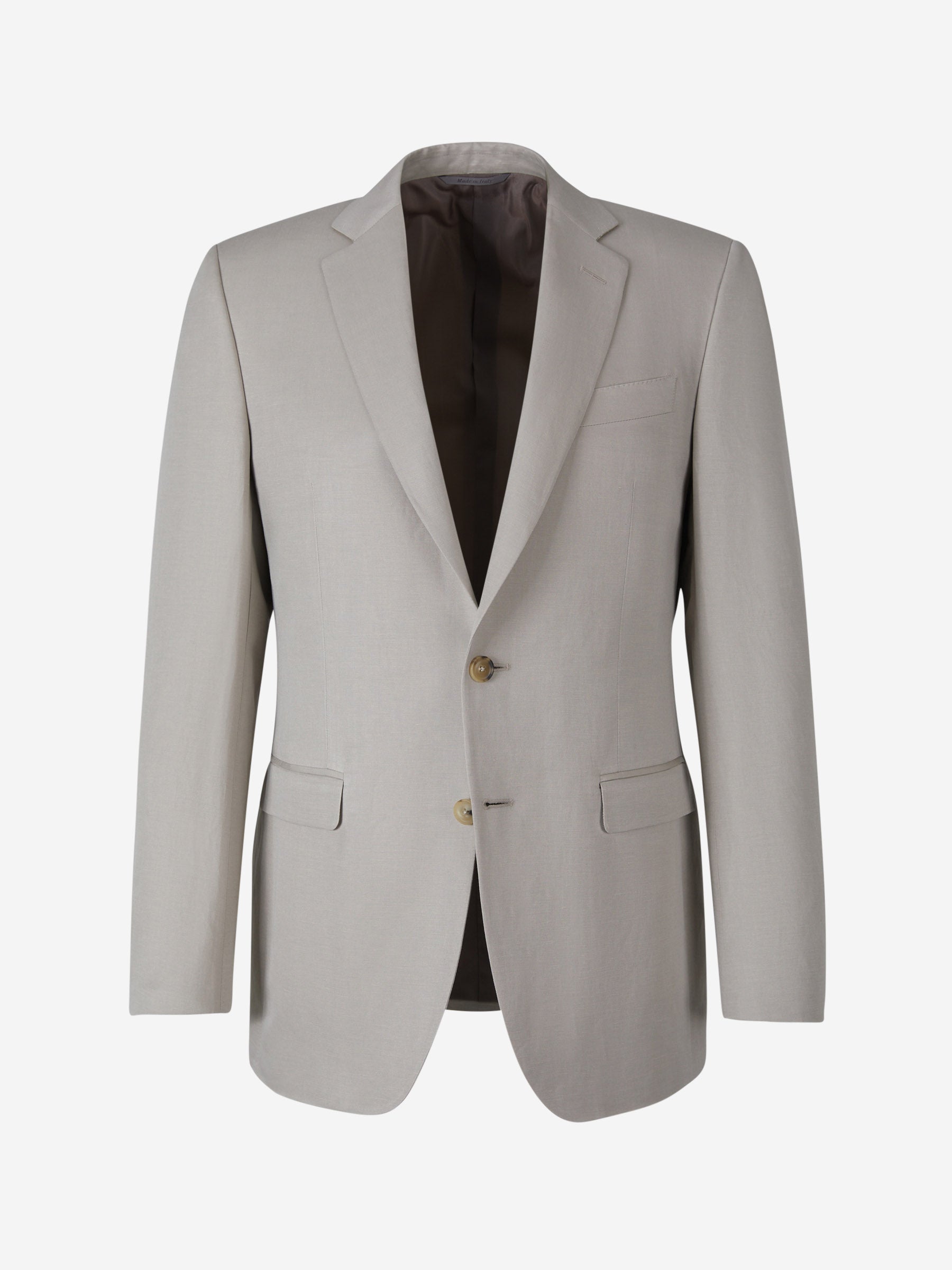 Outlet online Canali Hombre Americana Lino Y Seda color Marfil sku 301-000236 04 - Foto 1