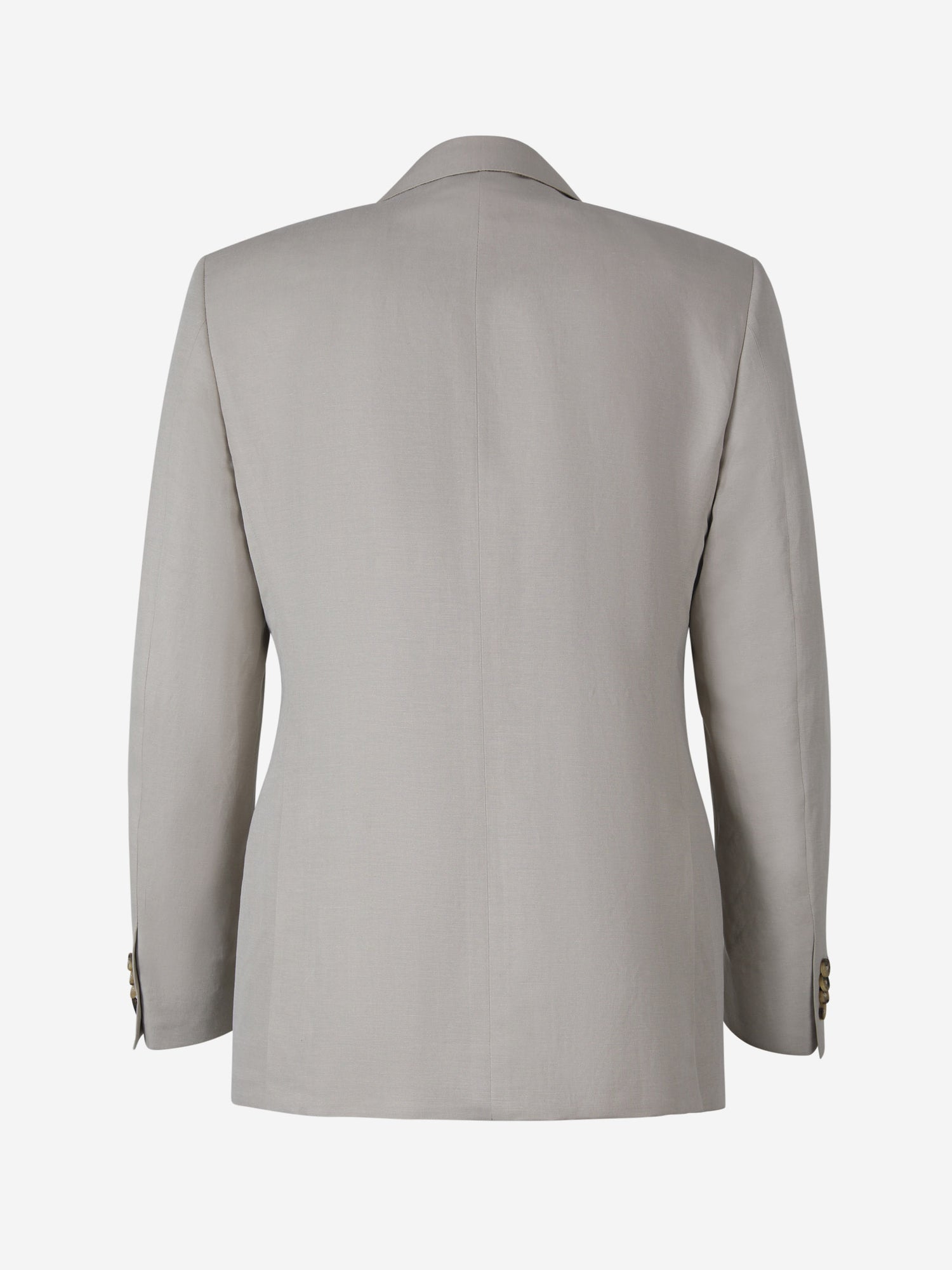 Outlet online Canali Hombre Americana Lino Y Seda color Marfil sku 301-000236 04 - Foto 2