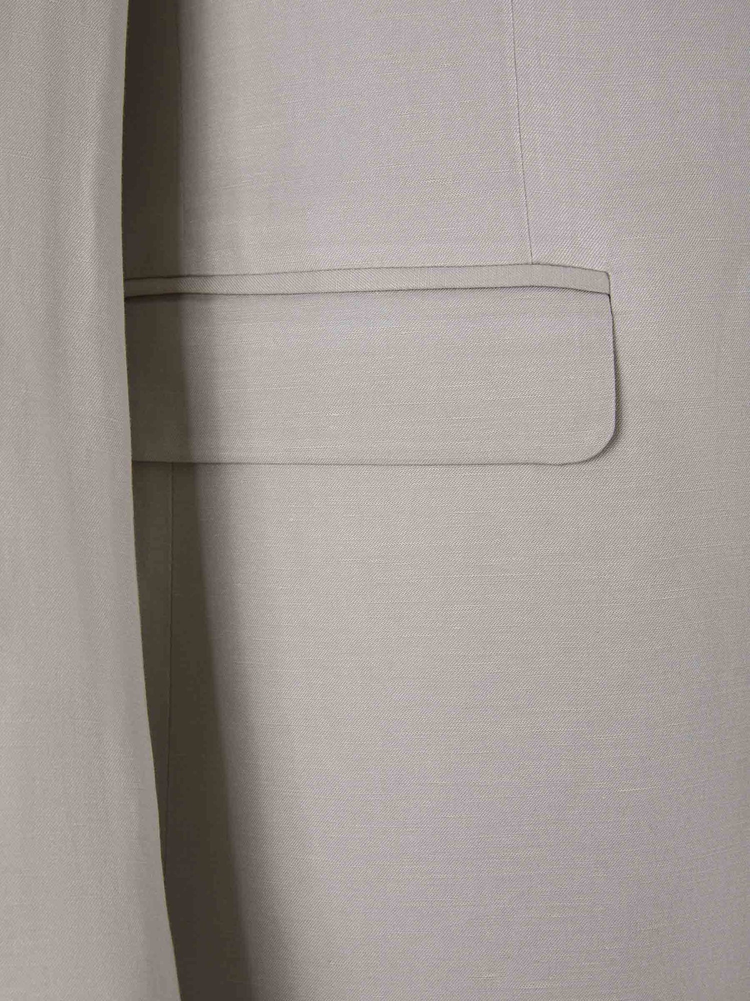 Outlet online Canali Hombre Americana Lino Y Seda color Marfil sku 301-000236 04 - Foto 4