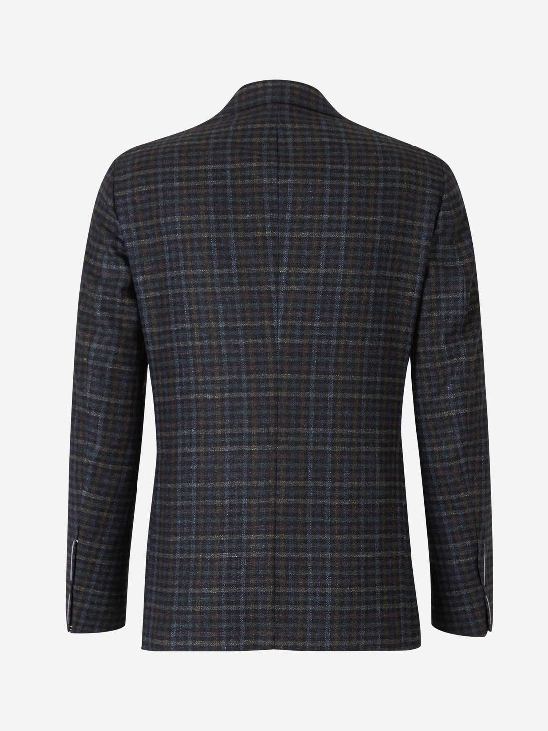 Outlet online Borrelli Hombre Americana Recta Cuadros color Azul Cobalto sku 302-002958 01 - Foto 2