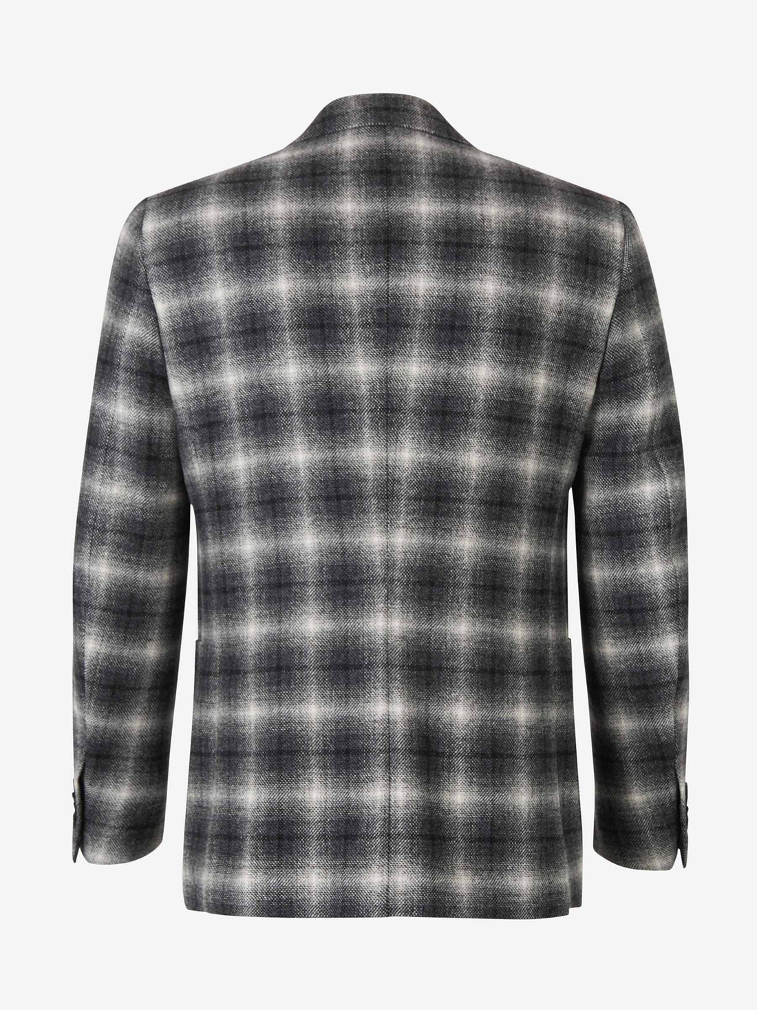Outlet online Isaia Hombre Americana de cuadros color Gris Antracita sku 302-002964 01 - Foto 2