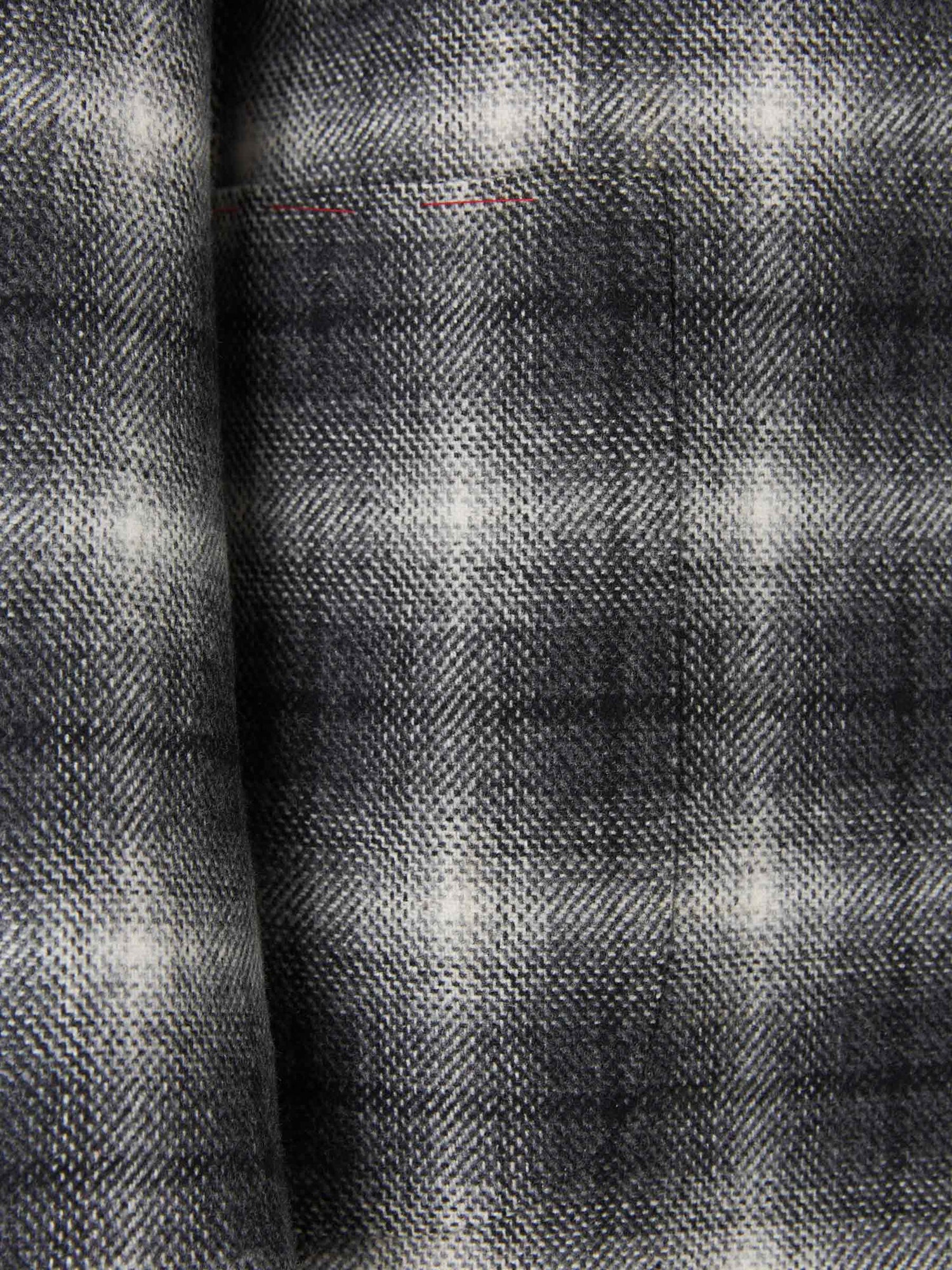Outlet online Isaia Hombre Americana de cuadros color Gris Oscuro sku 302-002964 01 - Foto 4