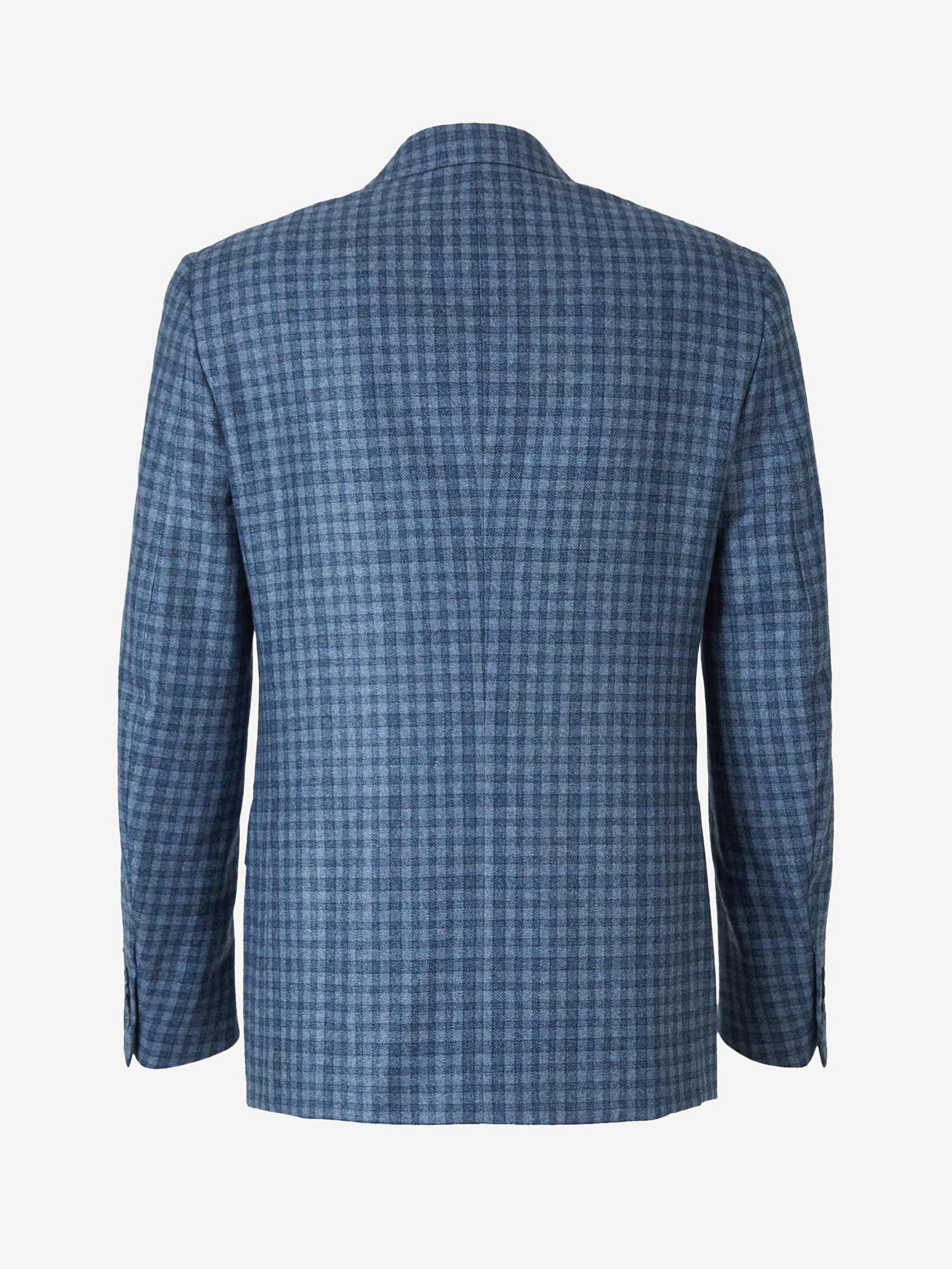 Outlet online Isaia Hombre Americana Recta Cuadros color Azul Cobalto sku 302-002967 01 - Foto 2