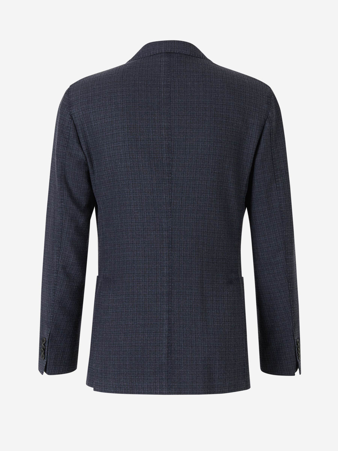 Outlet online Boglioli Hombre Americana Lana Cuadros color Azul Cobalto sku 302-002969 01 - Foto 2