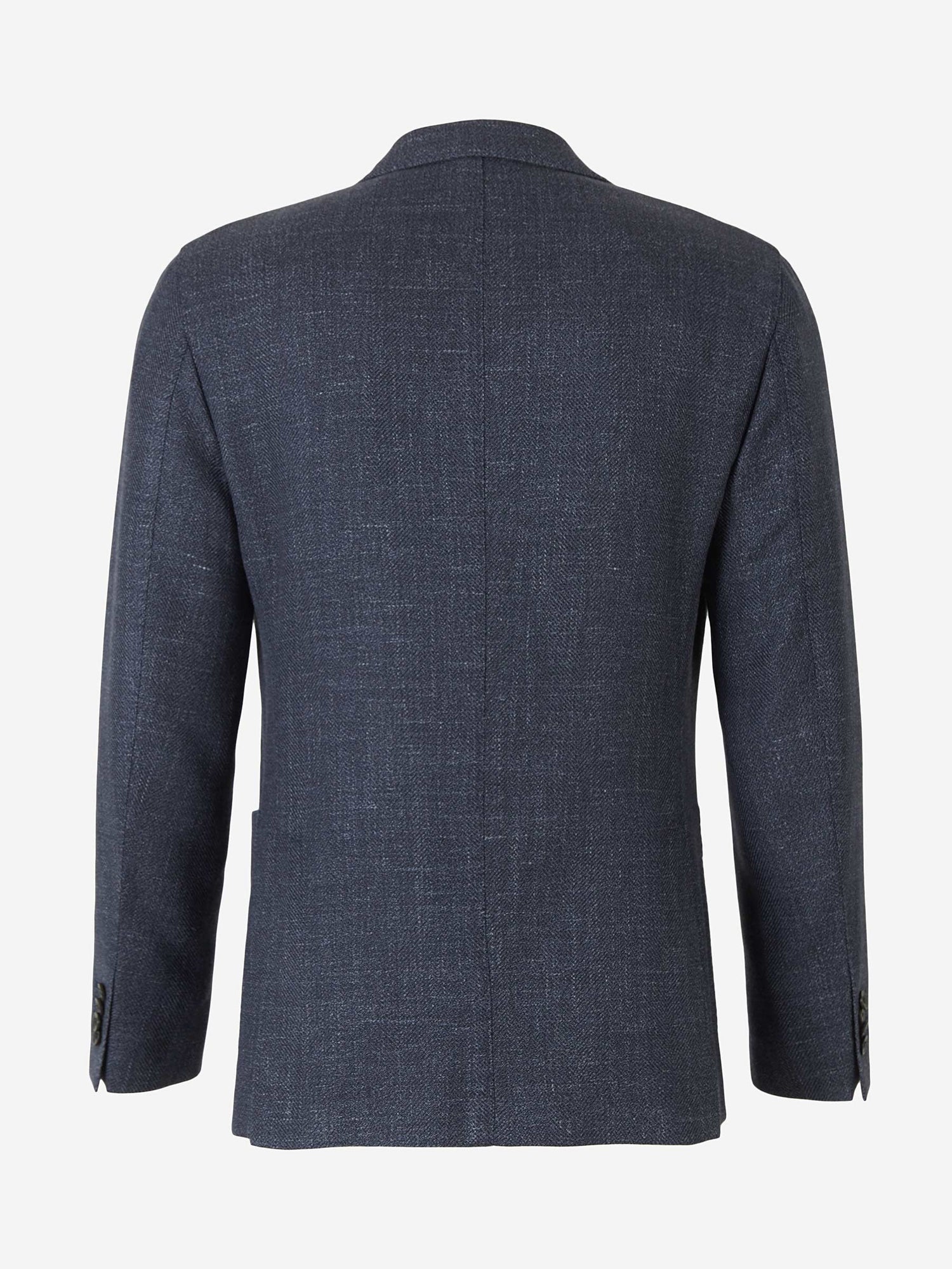 Outlet online Boglioli Hombre Americana Lana y Seda color Azul Denim sku 302-002970 01 - Foto 2