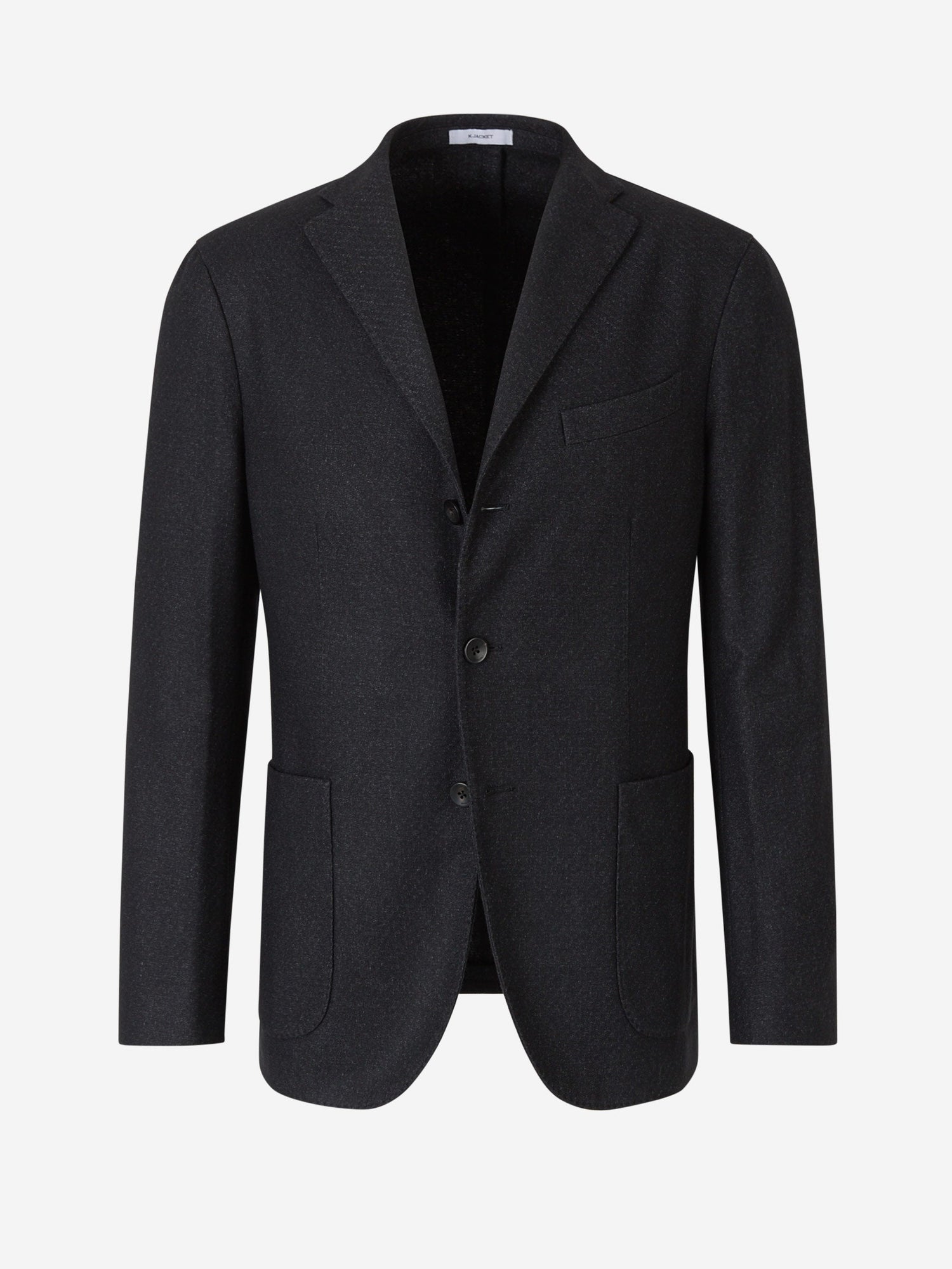 Outlet online Boglioli Hombre Americana Lana Virgen color Gris Antracita sku 302-002978 01 - Foto 1