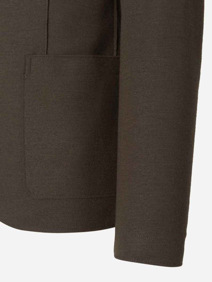 Outlet online Harris Wharf Hombre Americana Ligera Lana color Verde Militar sku 302-003213 02 - Foto 9