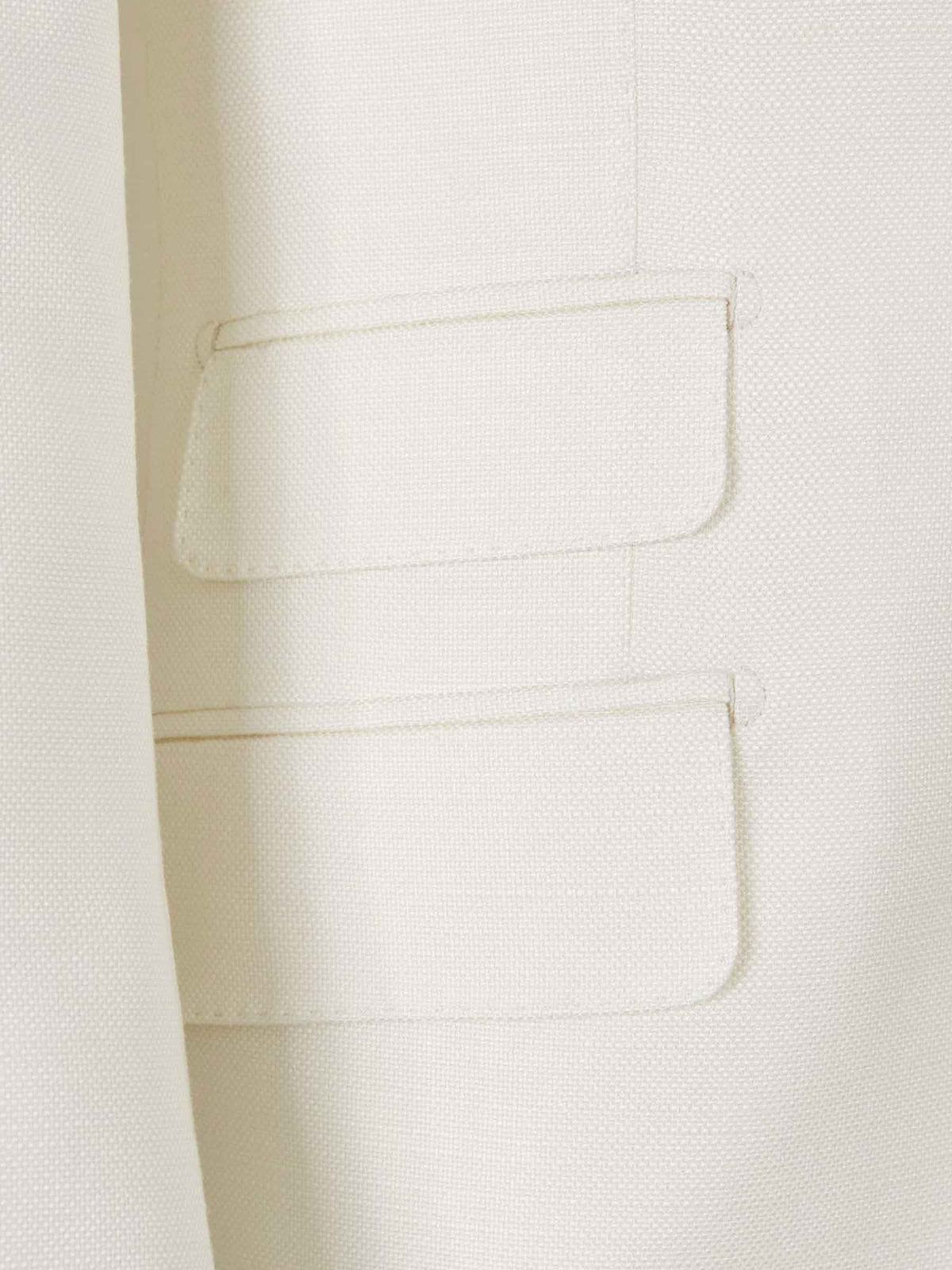 Outlet online Tom Ford Hombre Americana Seda color Blanco sku 302-003114 01 - Foto 4