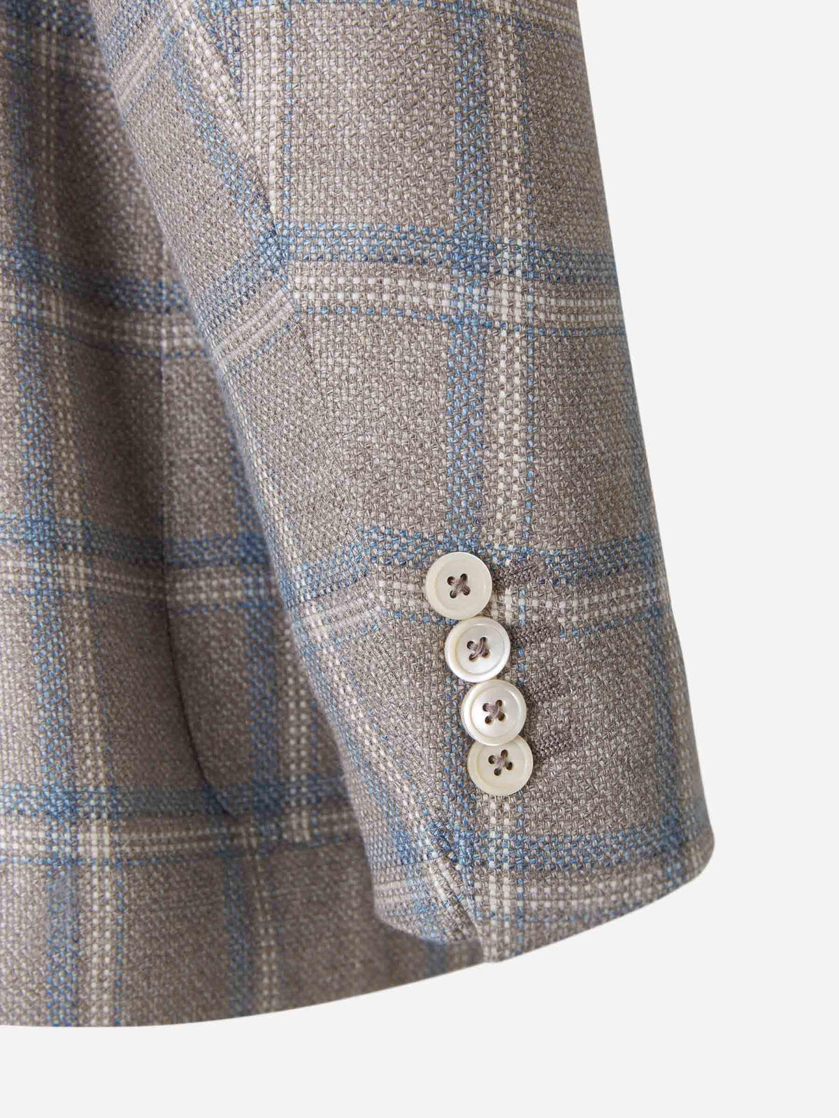 Outlet online Isaia Hombre Americana Gregory color Topo sku 302-003127 01 - Foto 5