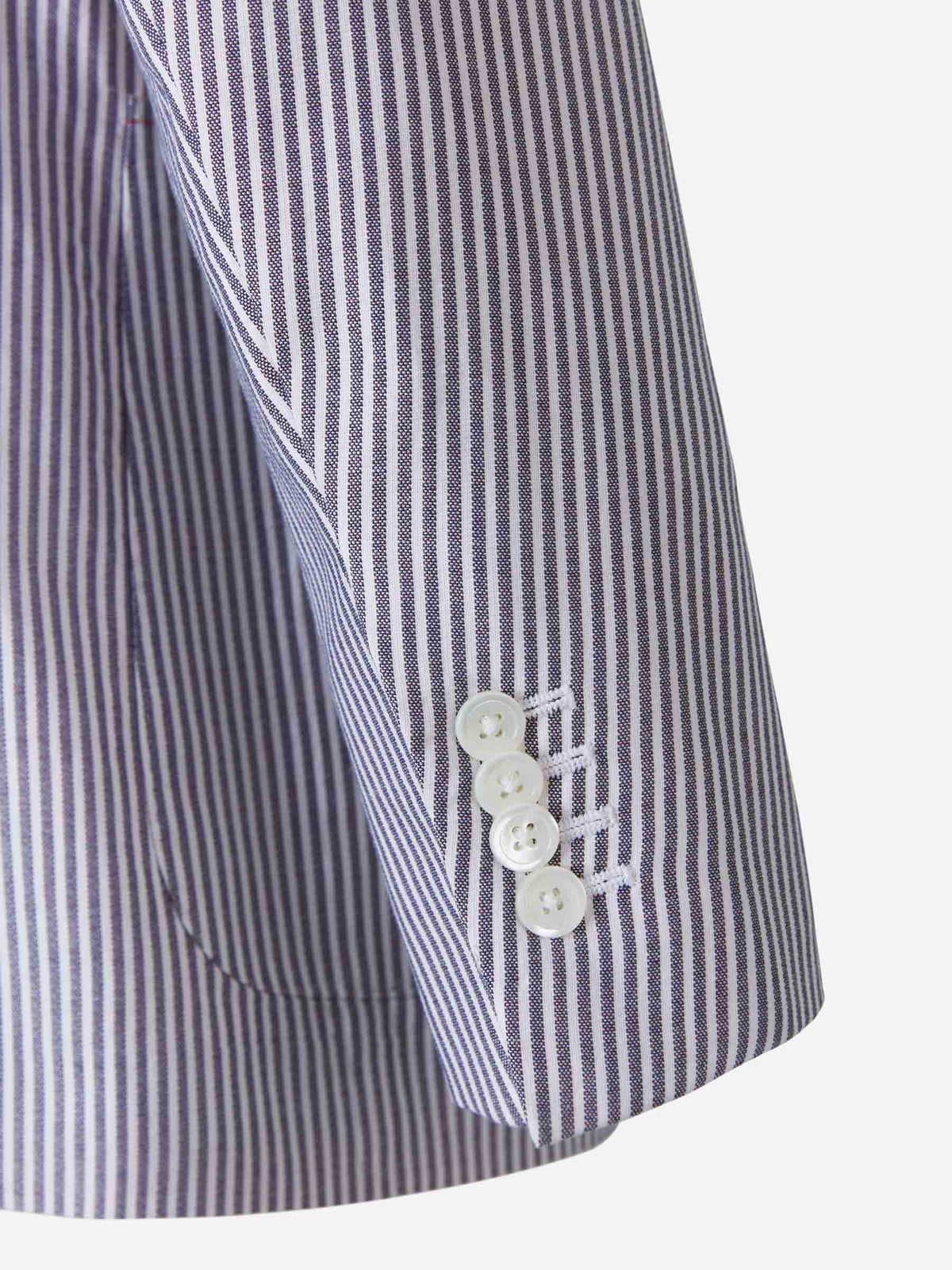 Outlet online Isaia Hombre Americana Rayas Gregori color Gris Antracita sku 302-003130 01 - Foto 5