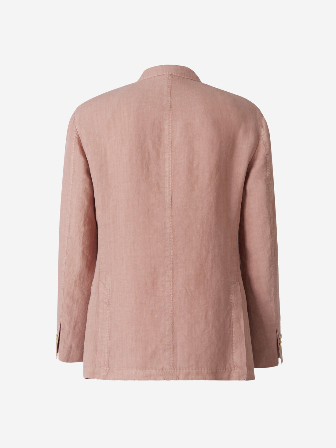 Outlet online Boglioli Hombre Americana Clásica Lino color Rosa Palo sku 302-003152 01 - Foto 2