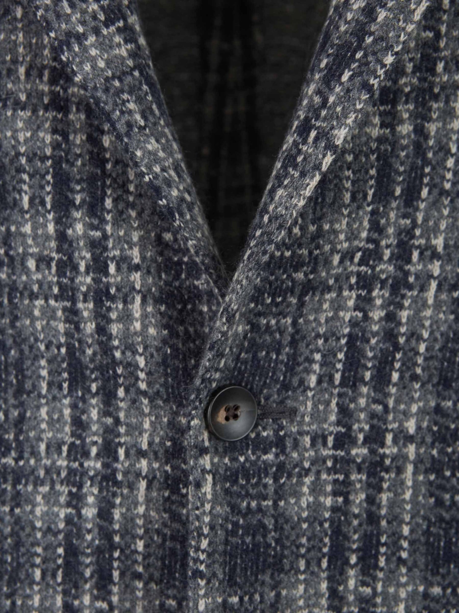 Outlet online Lardini Hombre Americana Cuadros Cashmere color Azul Marino sku 302-003200 01 - Foto 3