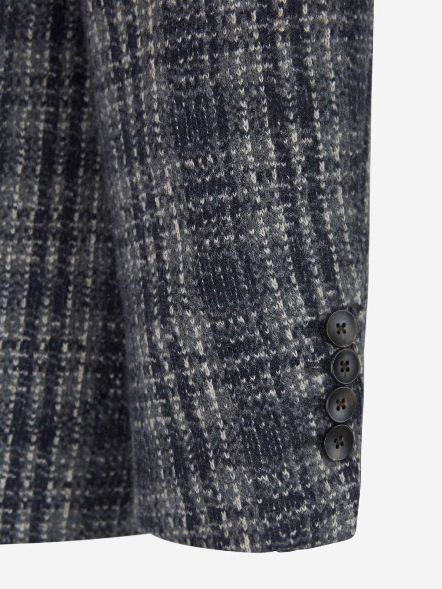 Outlet online Lardini Hombre Americana Cuadros Cashmere color Azul Marino sku 302-003200 01 - Foto 5
