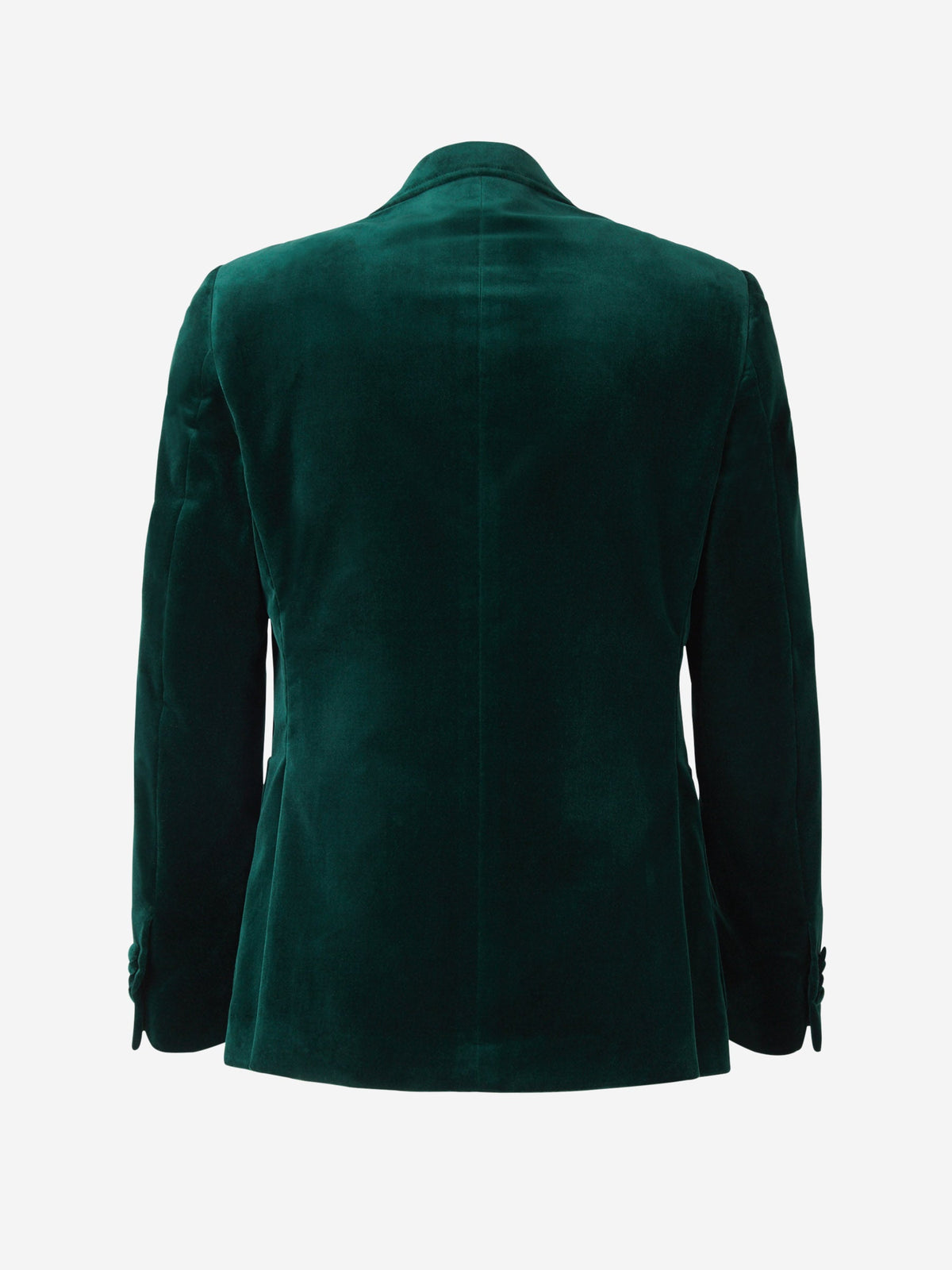 Outlet online Lardini Hombre Americana Terciopelo Algodón color Verde Oscuro sku 302-003202 01 - Foto 3
