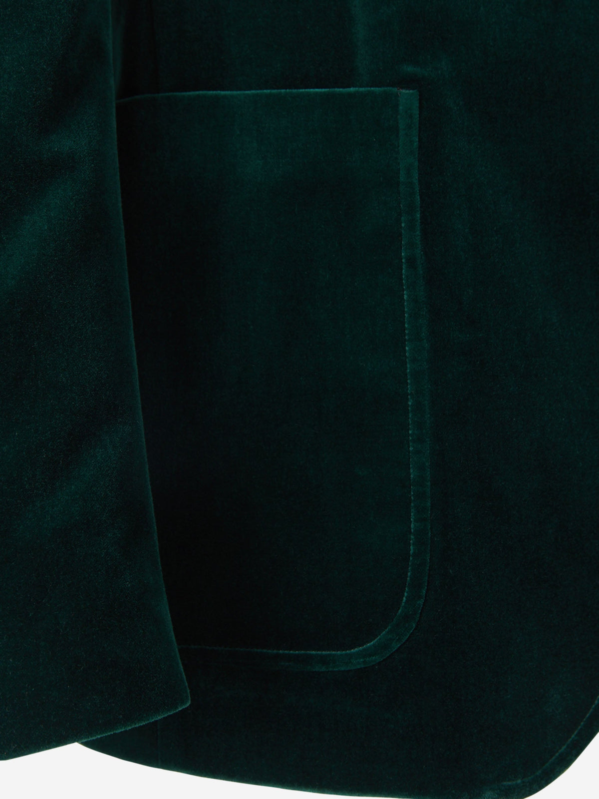 Outlet online Lardini Hombre Americana Terciopelo Algodón color Verde Oscuro sku 302-003202 01 - Foto 5