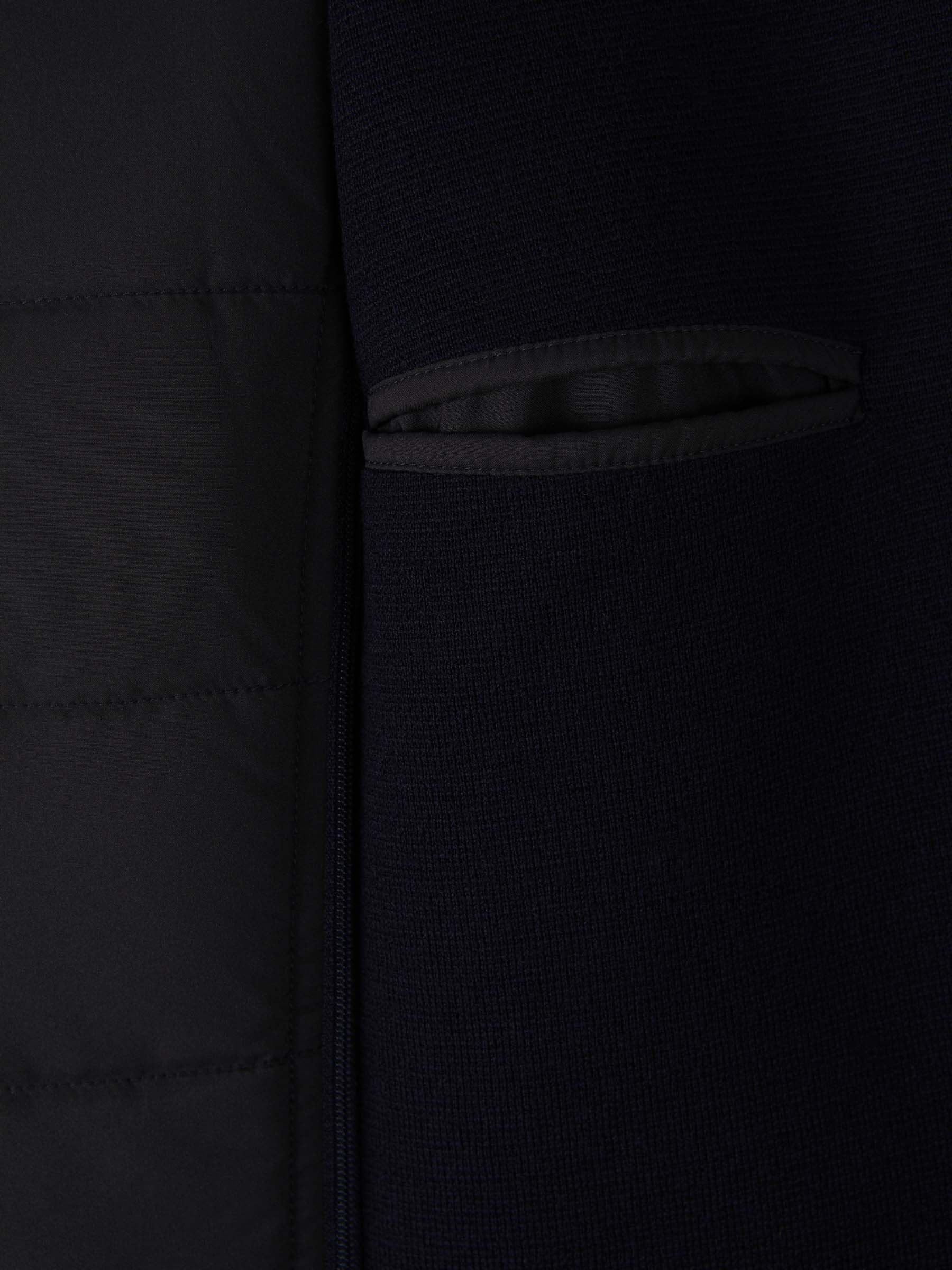 Outlet online Gran Sasso Hombre Americana Punto Lana color Azul Noche sku 302-003210 01 - Foto 5