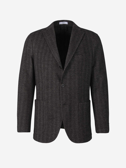 Outlet online Boglioli Hombre Americana Punto Espiga color Gris Oscuro sku 302-003220 01 - Foto 1