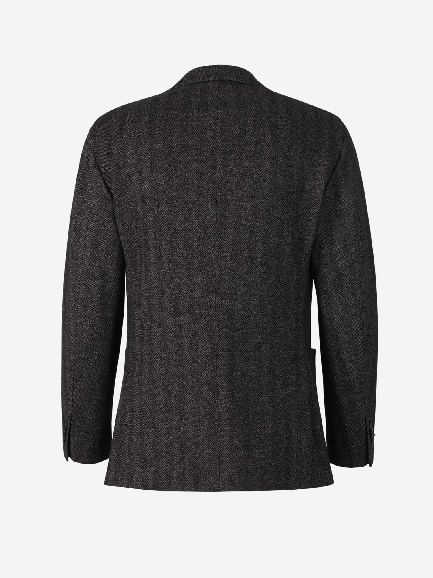 Outlet online Boglioli Hombre Americana Punto Espiga color Gris Oscuro sku 302-003220 01 - Foto 2