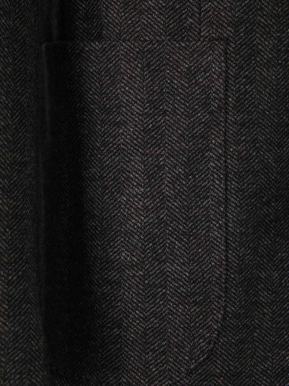 Outlet online Boglioli Hombre Americana Punto Espiga color Gris Oscuro sku 302-003220 01 - Foto 4