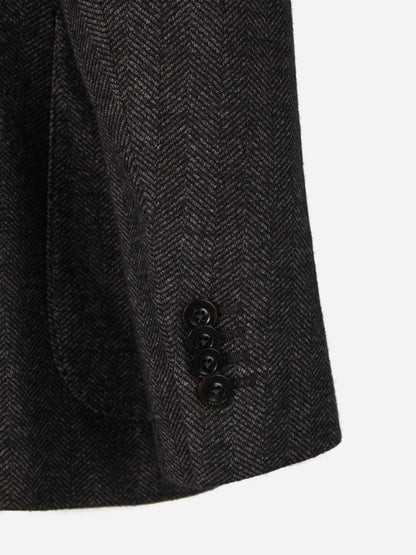Outlet online Boglioli Hombre Americana Punto Espiga color Gris Oscuro sku 302-003220 01 - Foto 5