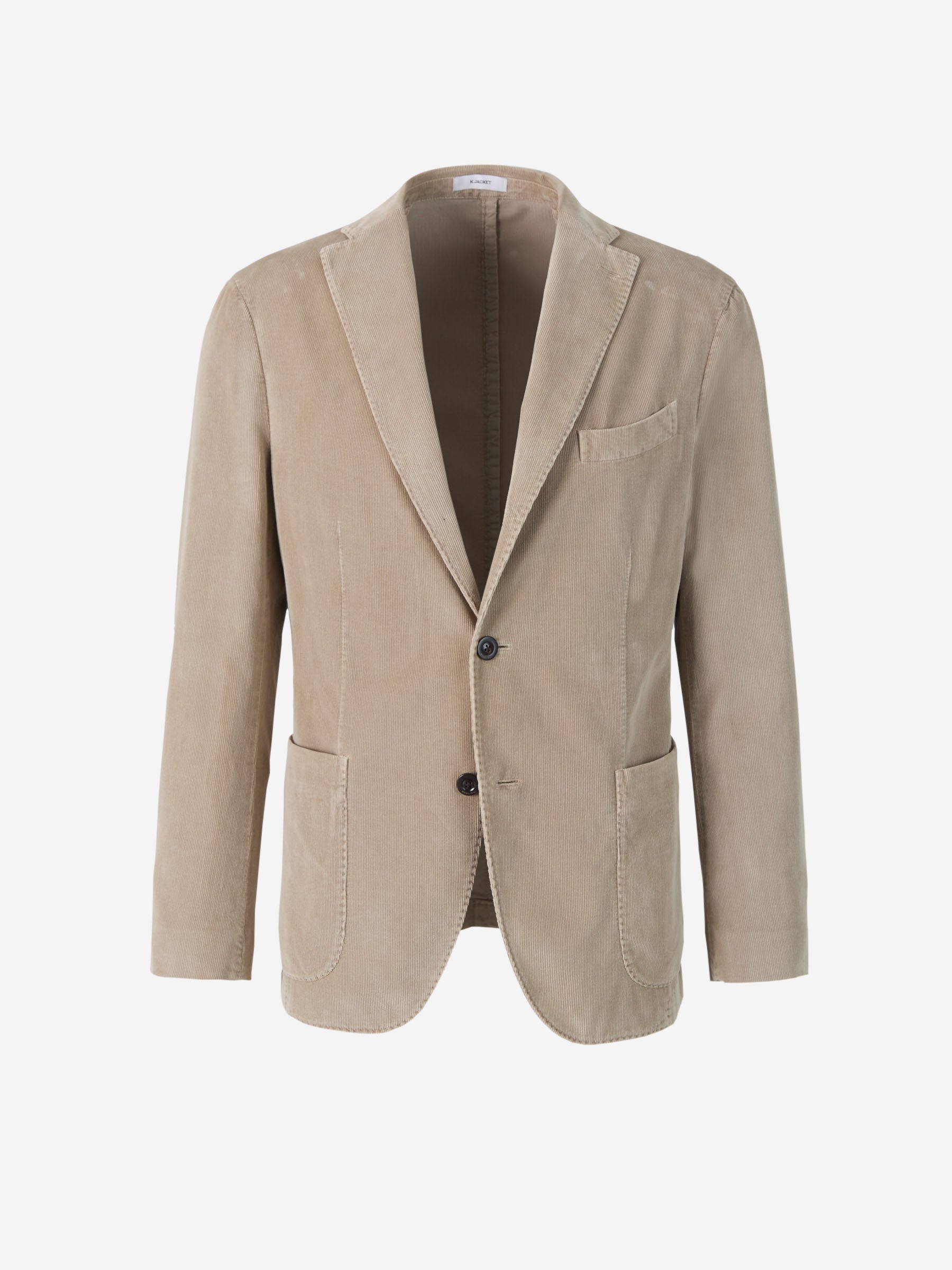 Outlet online Boglioli Hombre Americana Pana color Azul Noche sku 302-003224 02 - Foto 1