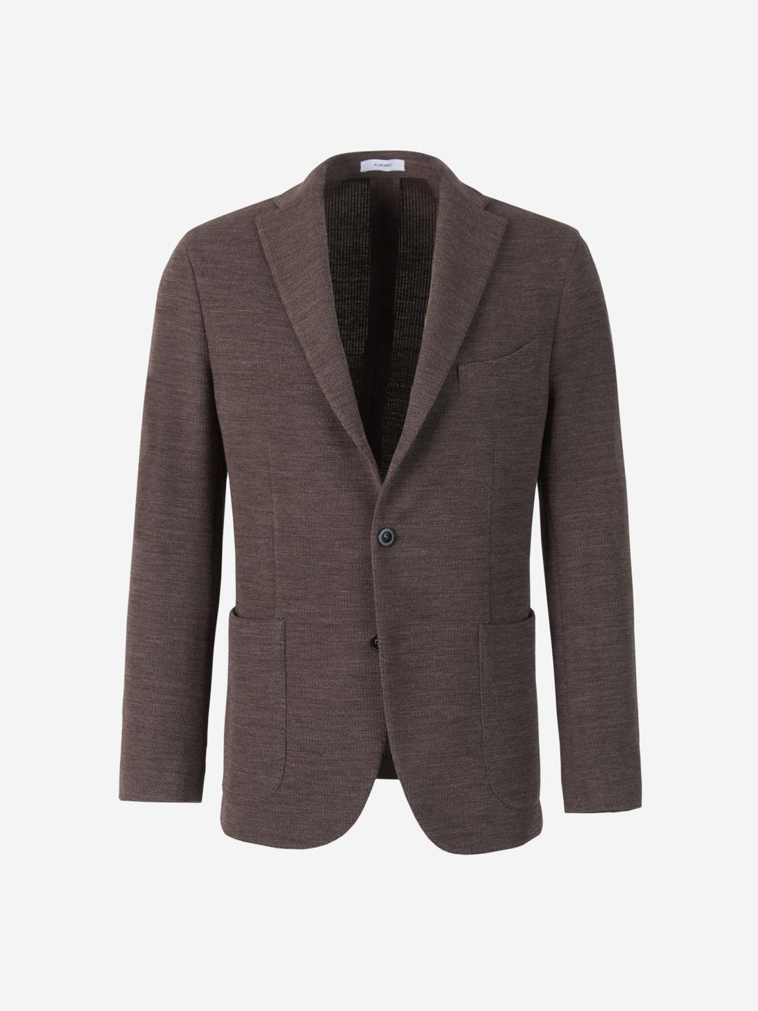 Outlet online Boglioli Hombre Americana Lana Y Algodón color Marrón Oscuro sku 302-003225 01 - Foto 1