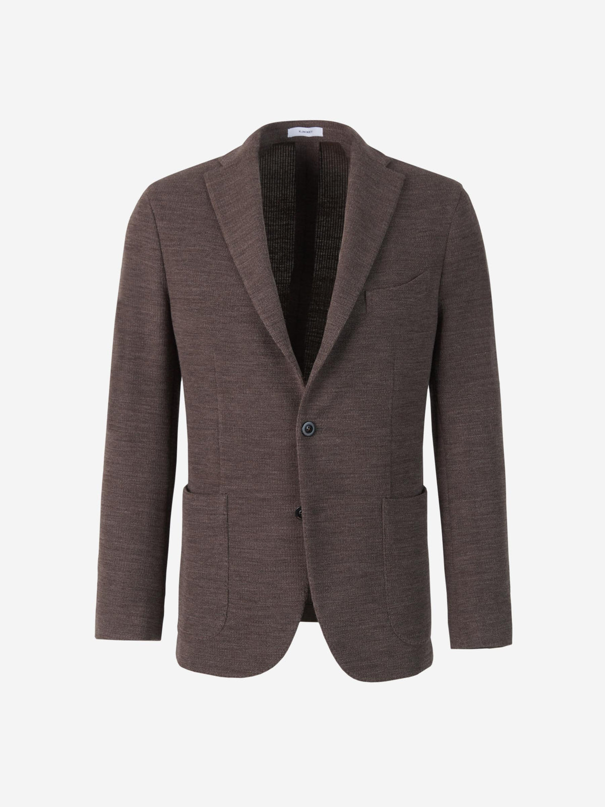 Outlet online Boglioli Hombre Americana Lana Y Algodón color Marrón Oscuro sku 302-003225 01 - Foto 1