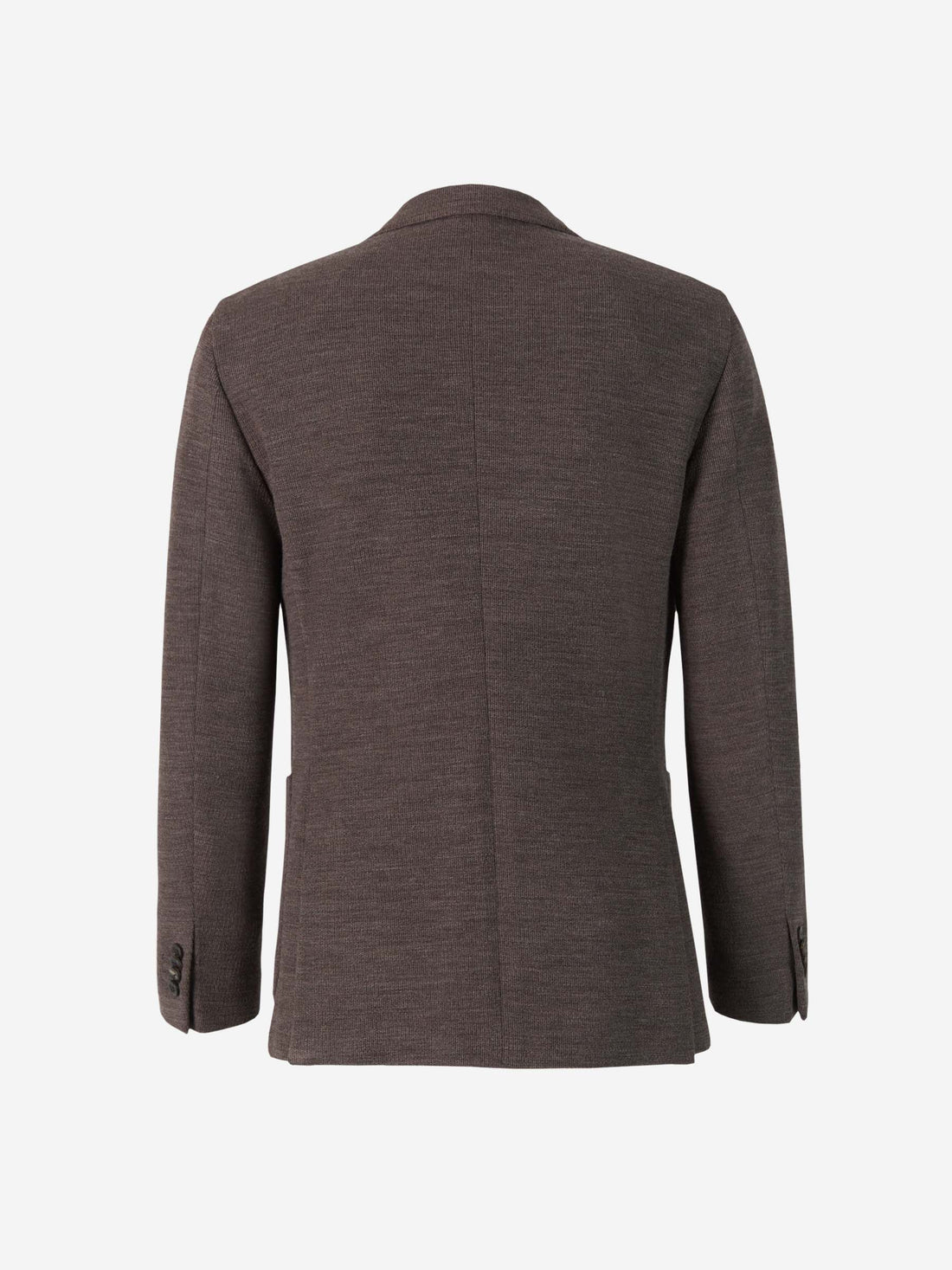 Outlet online Boglioli Hombre Americana Lana Y Algodón color Marrón Oscuro sku 302-003225 01 - Foto 2