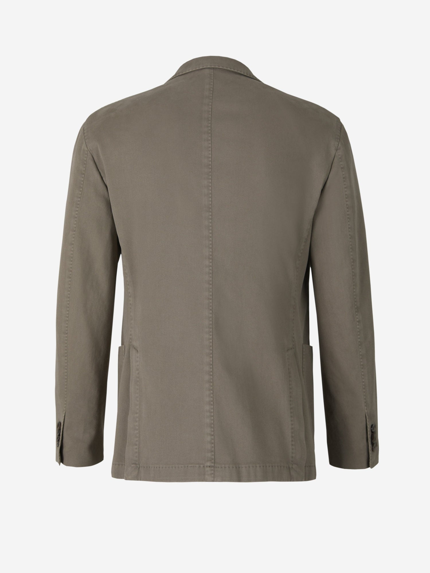 Outlet online Boglioli Hombre Americana Sarga Algodón color Verde Militar sku 302-003226 01 - Foto 2