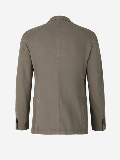 Outlet online Boglioli Hombre Americana Sarga Algodón color Verde Militar sku 302-003226 01 - Foto 2