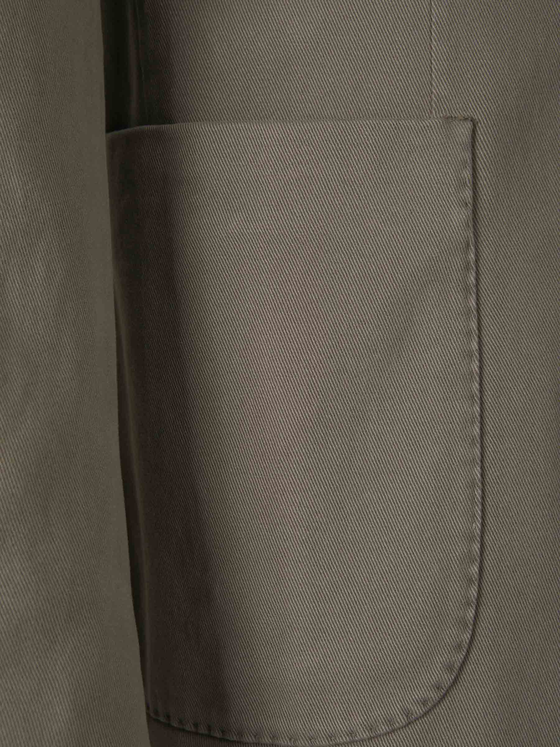 Outlet online Boglioli Hombre Americana Sarga Algodón color Verde Militar sku 302-003226 01 - Foto 4