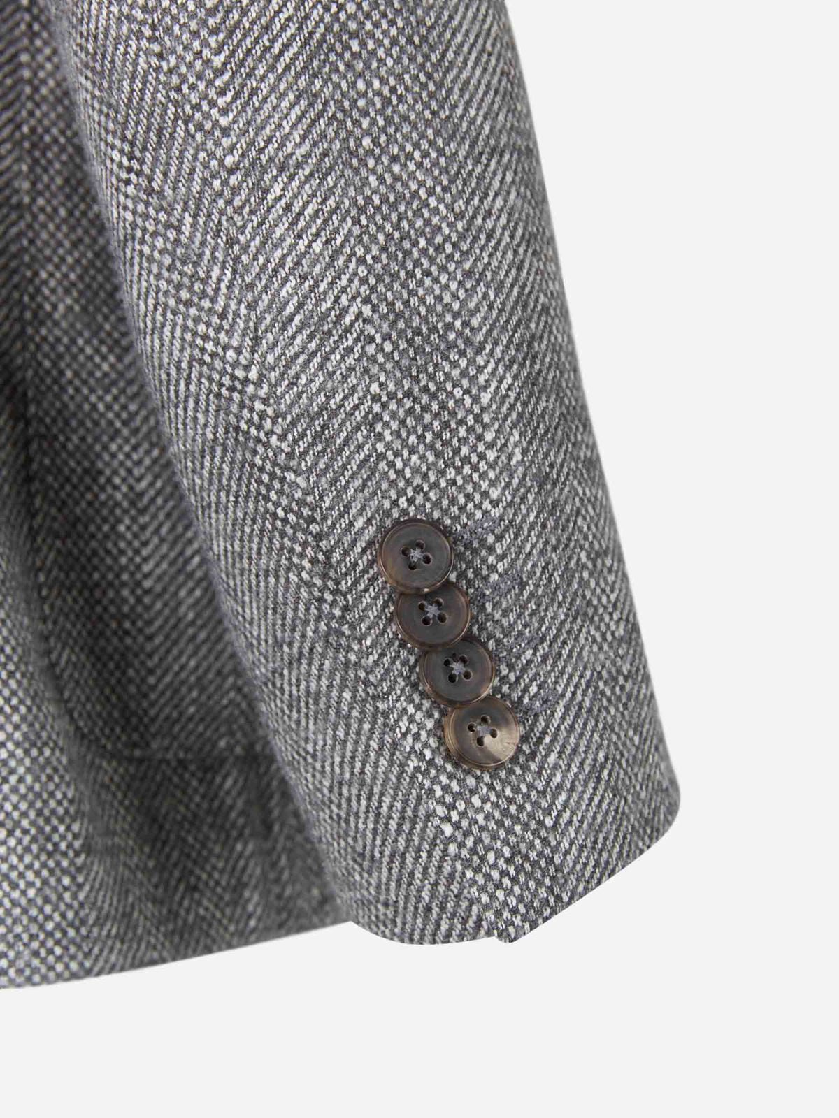 Outlet online Canali Hombre Americana Motivo Geométrico color Gris Antracita sku 302-003241 01 - Foto 5