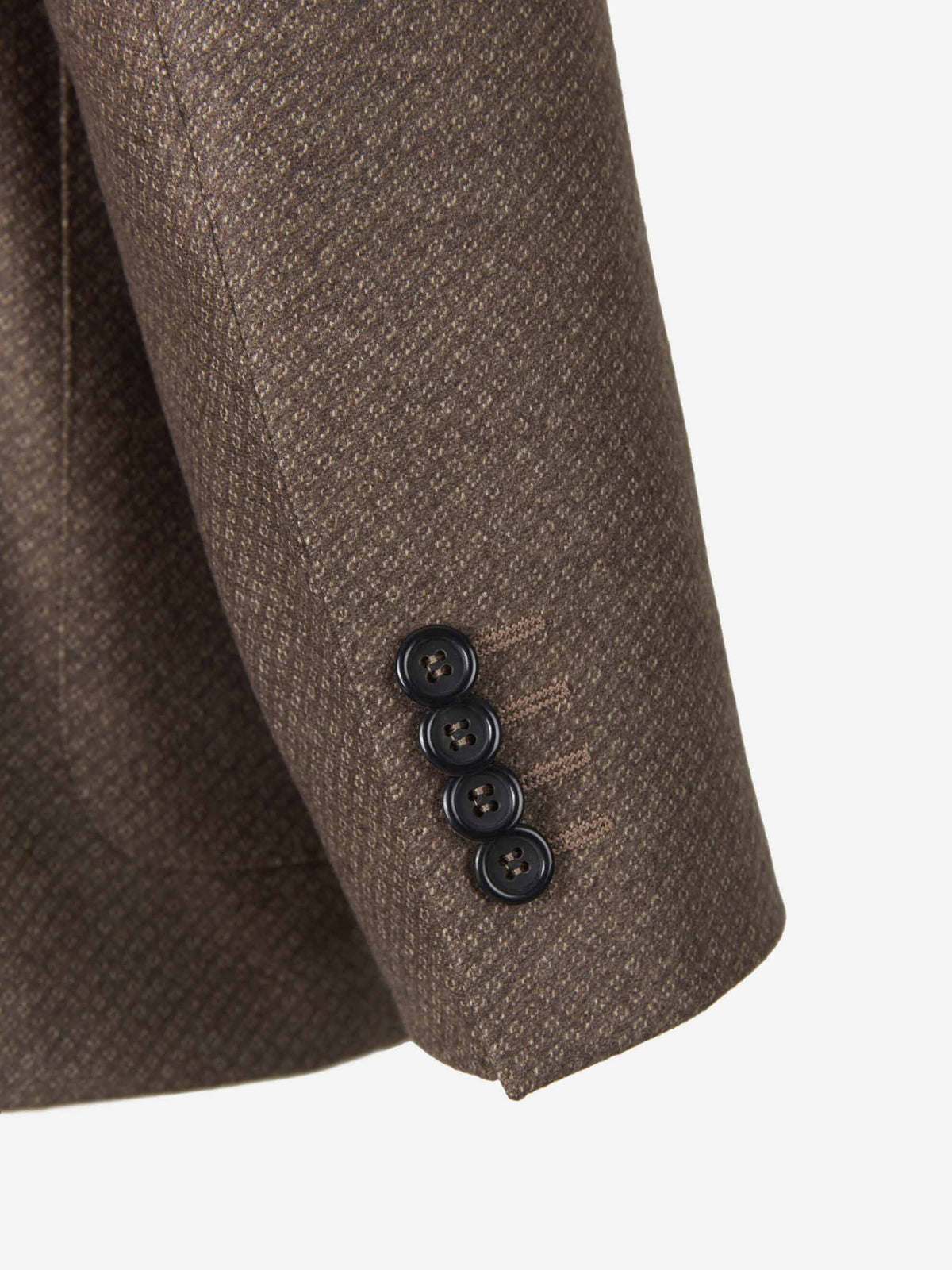 Outlet online Canali Hombre Americana Motivo Geométrico color Marrón sku 302-003242 01 - Foto 5