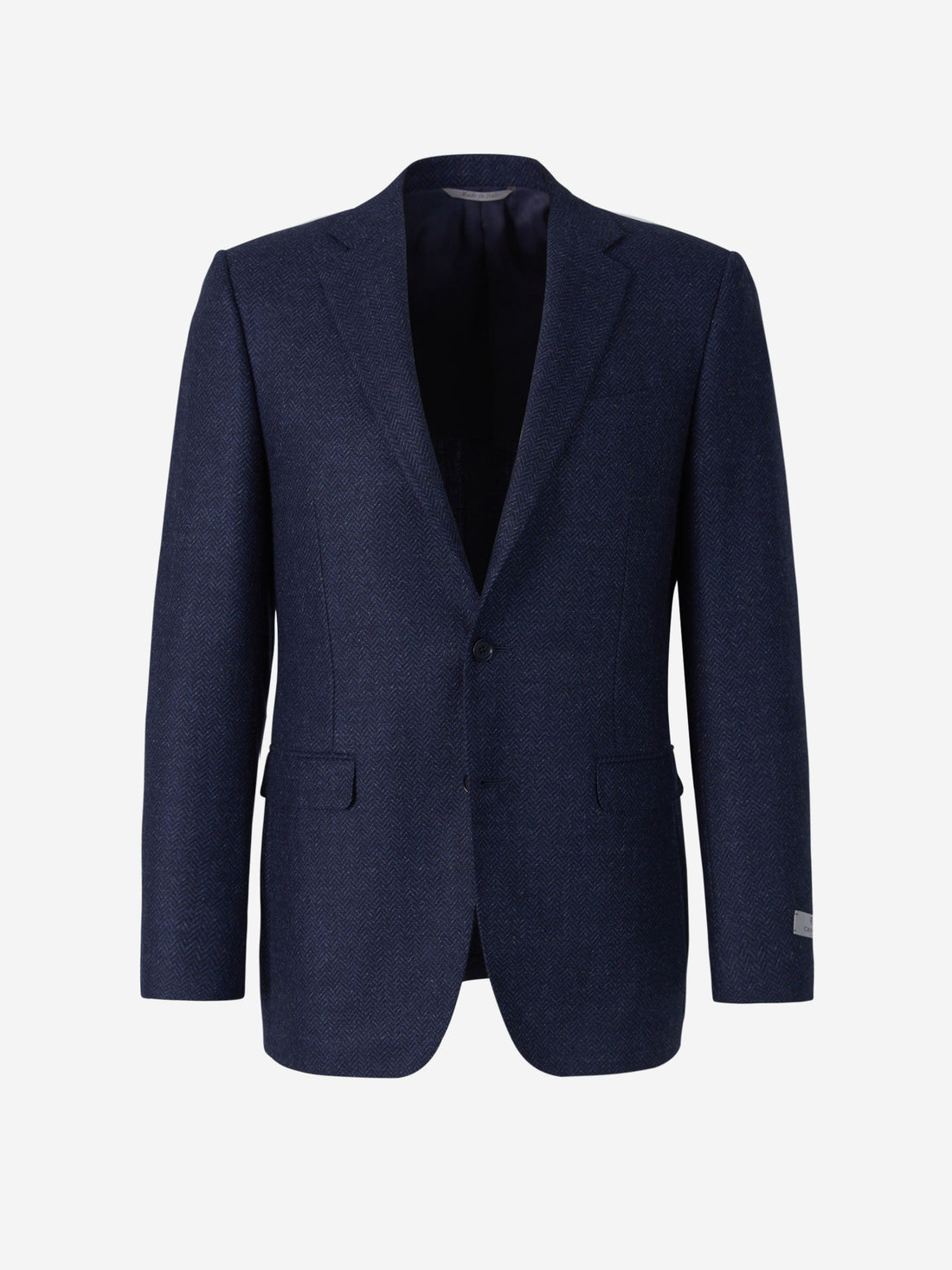 Outlet online Canali Hombre Americana Espiga Lana color Azul Noche sku 302-003245 01 - Foto 1