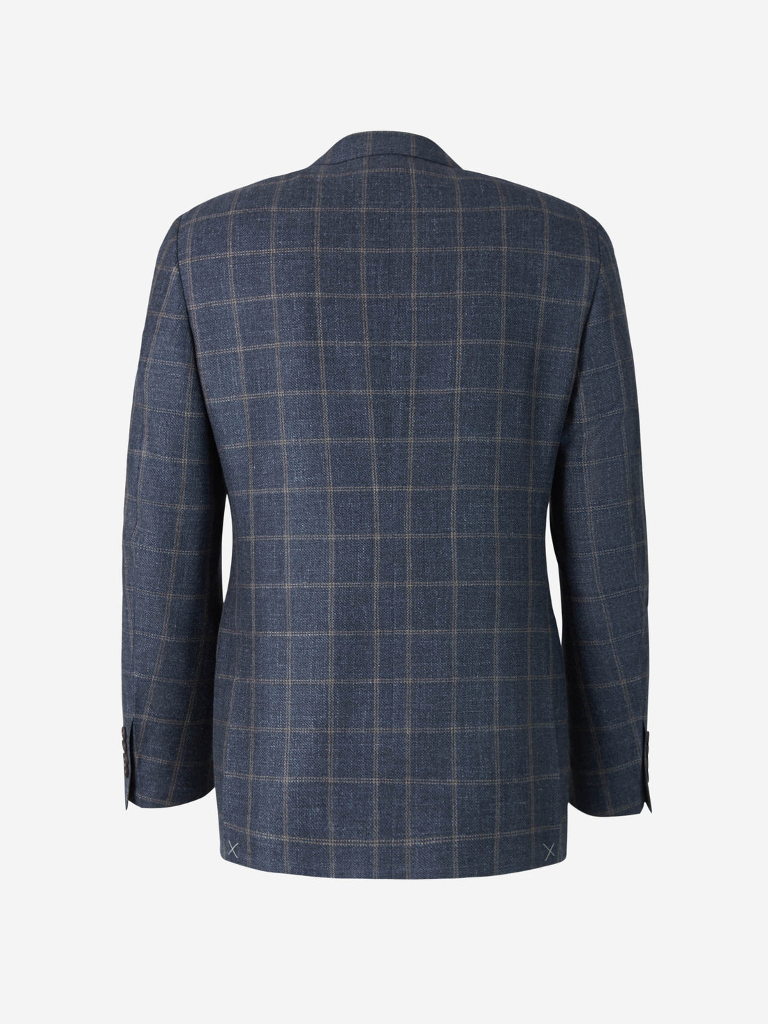 Outlet online Canali Hombre Americana Motivo Cuadros color Gris Antracita sku 302-003247 01 - Foto 2
