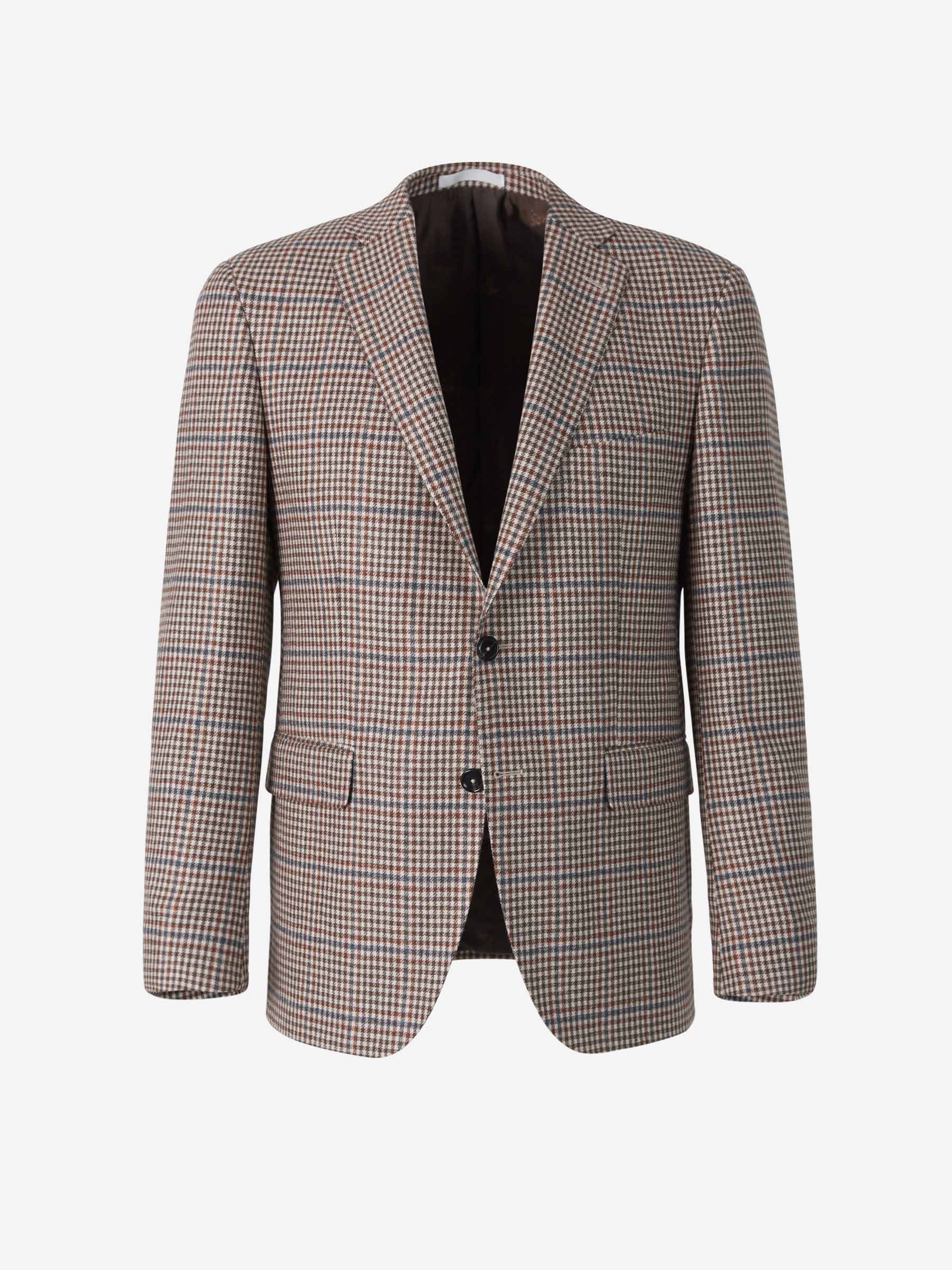 Outlet online Scabal Hombre Americana Pata De Gallo color Terracota sku 302-003251 01 - Foto 1