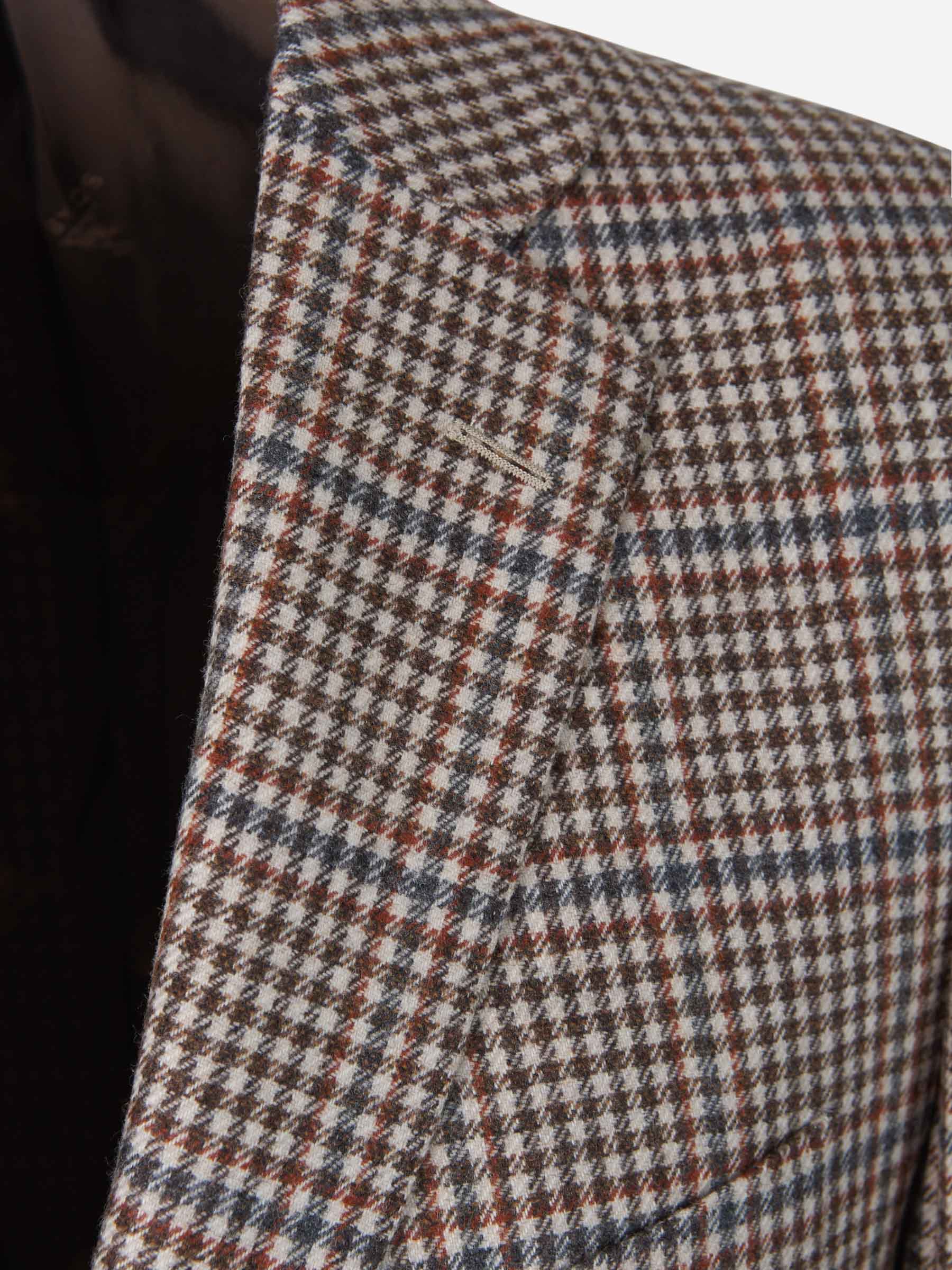 Outlet online Scabal Hombre Americana Pata De Gallo color Terracota sku 302-003251 01 - Foto 3