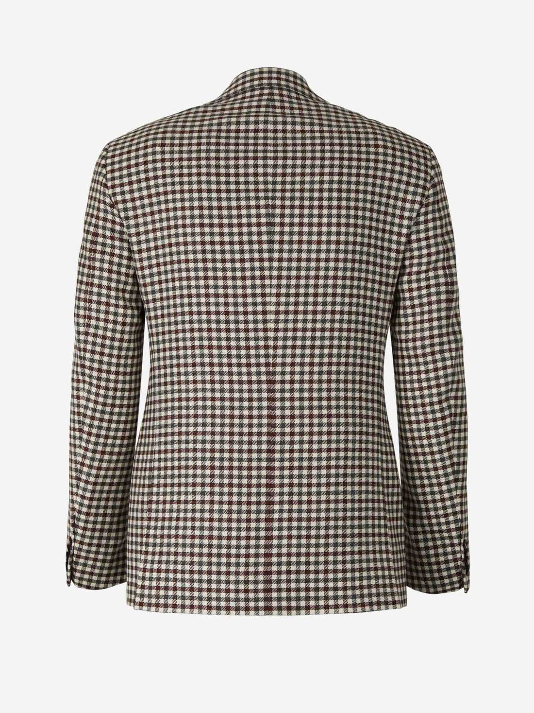 Outlet online Scabal Hombre Americana Motivo Cuadros Lana color Blanco sku 302-003253 01 - Foto 2