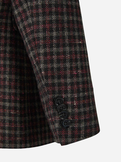 Outlet online Scabal Hombre Americana Lana Y Cashmere color Burdeos sku 302-003254 01 - Foto 5
