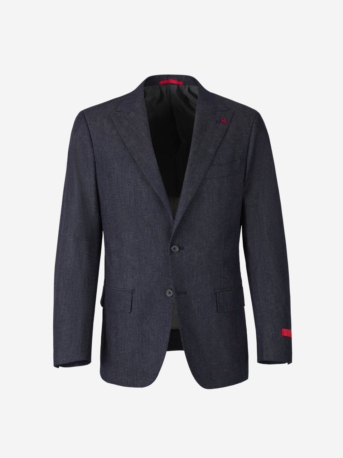 Outlet online Isaia Hombre Americana Mezcla Sarga color Azul Noche sku 302-003275 01 - Foto 1