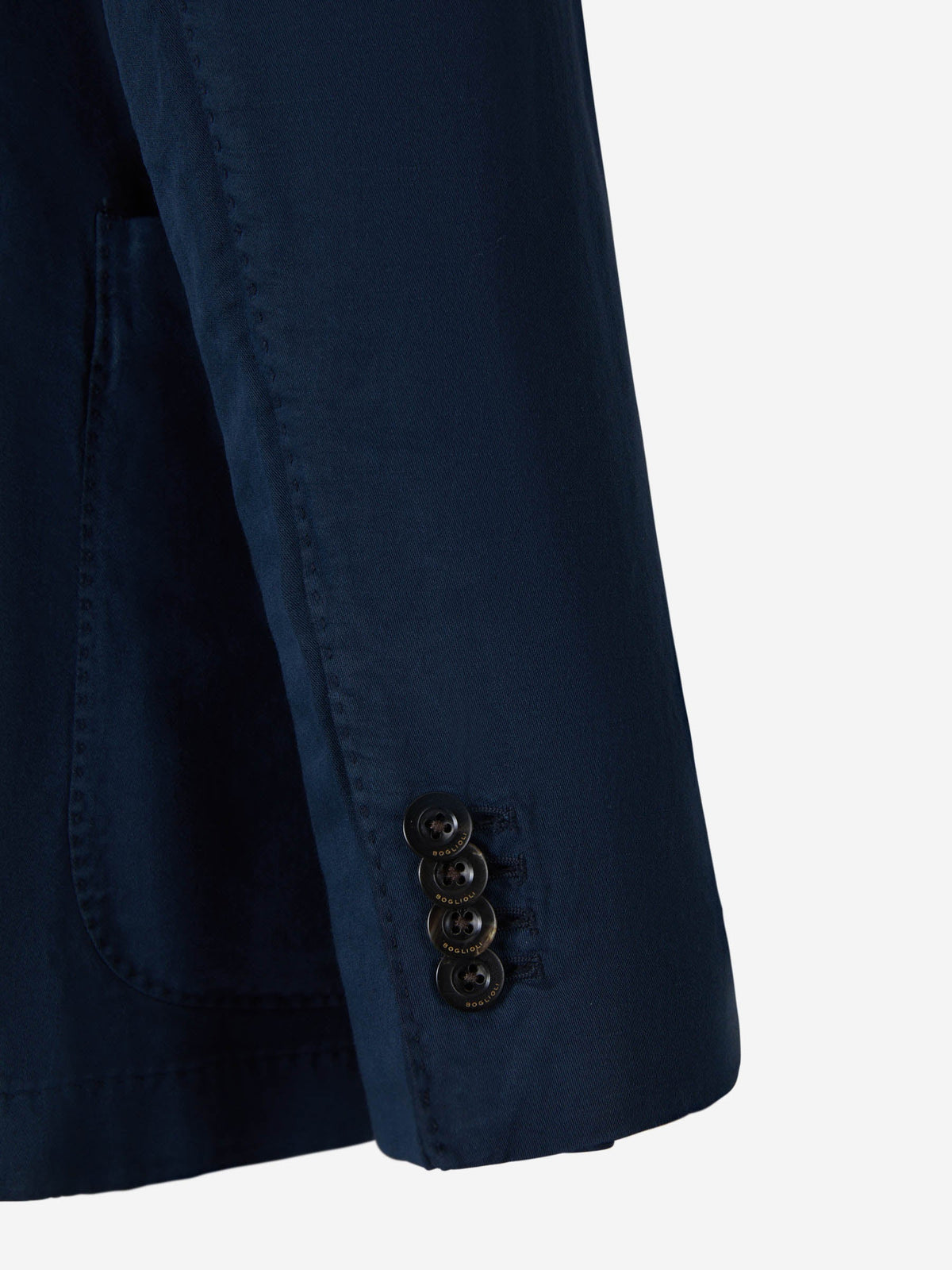 Outlet online Boglioli Hombre Americana Algodón Y Lino color Verde Militar sku 302-003288 02 - Foto 5