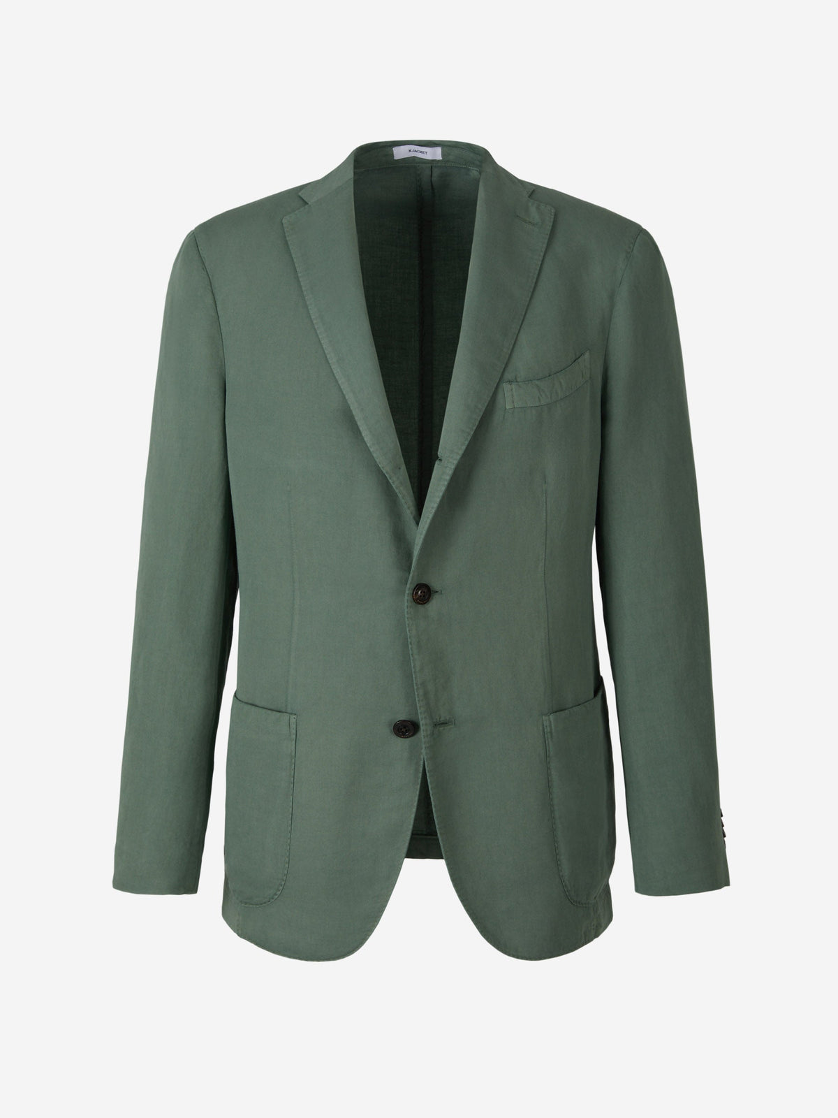 Outlet online Boglioli Hombre Americana Algodón Y Lino color Verde Militar sku 302-003288 02 - Foto 6